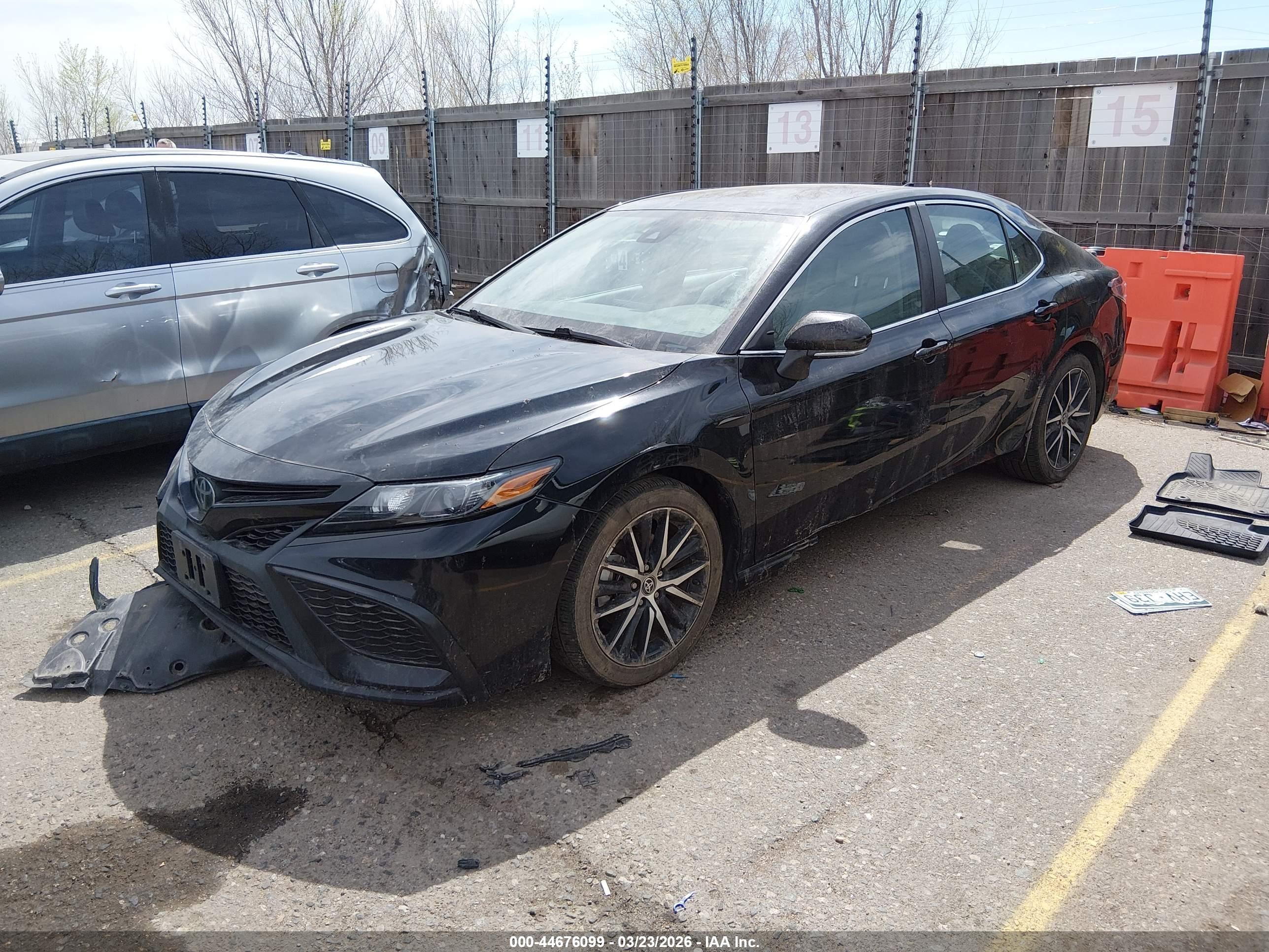 2023 Toyota Camry Se Awd Black vin: 4T1G11BK7PU101082