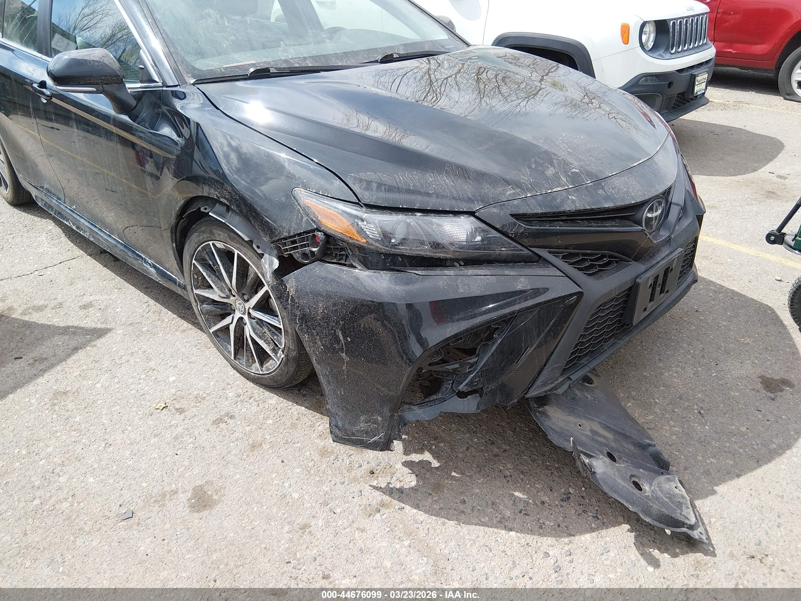 2023 Toyota Camry Se Awd Black vin: 4T1G11BK7PU101082