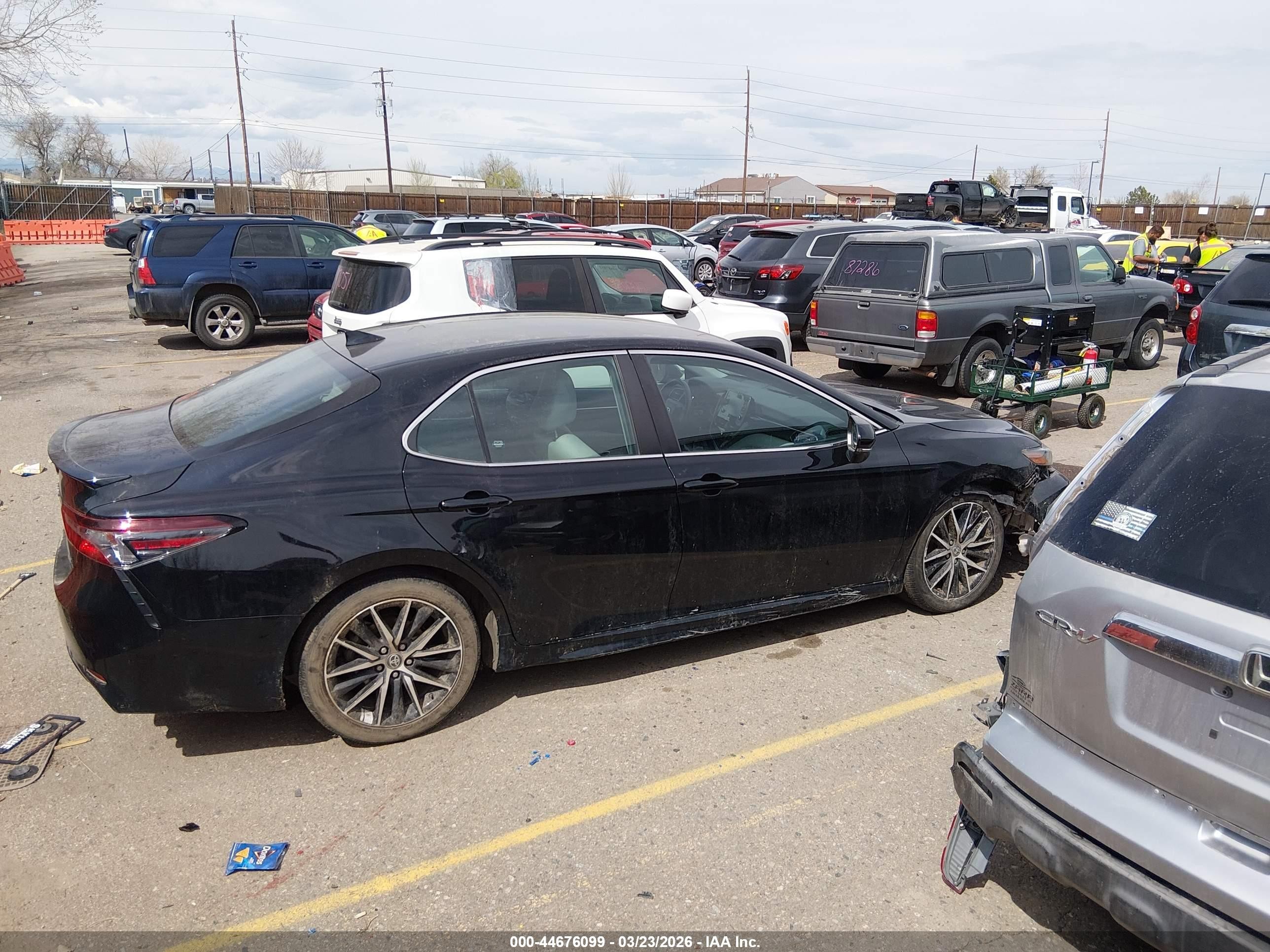 2023 Toyota Camry Se Awd Black vin: 4T1G11BK7PU101082