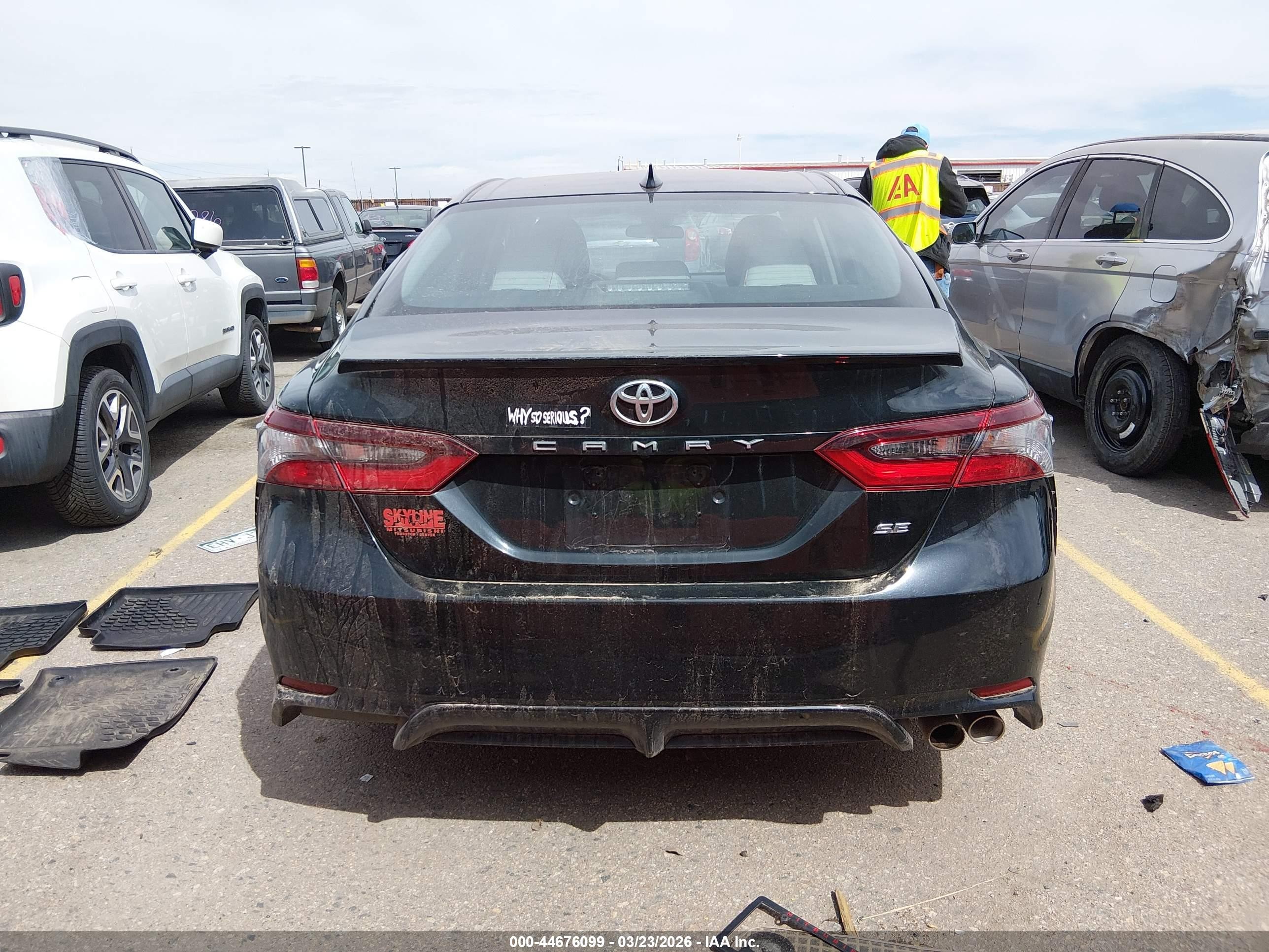 2023 Toyota Camry Se Awd Black vin: 4T1G11BK7PU101082