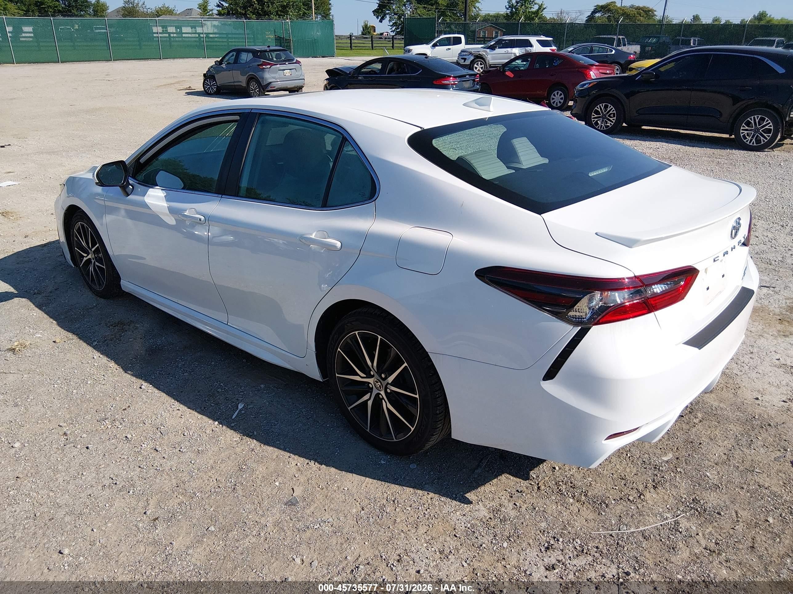 2021 Toyota Camry Se Awd Белый vin: 4T1G11BK8MU040076