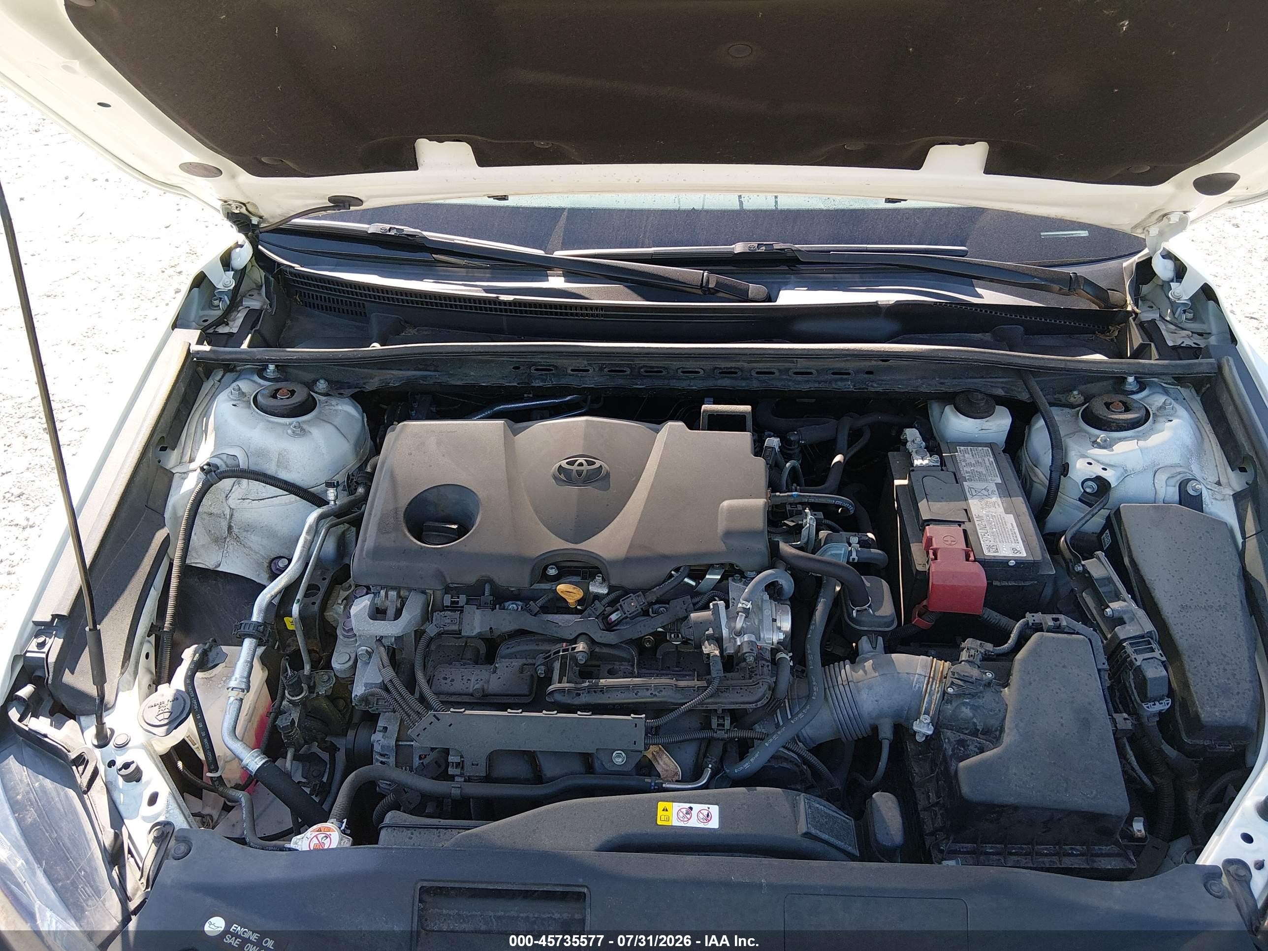 2021 Toyota Camry Se Awd Белый vin: 4T1G11BK8MU040076