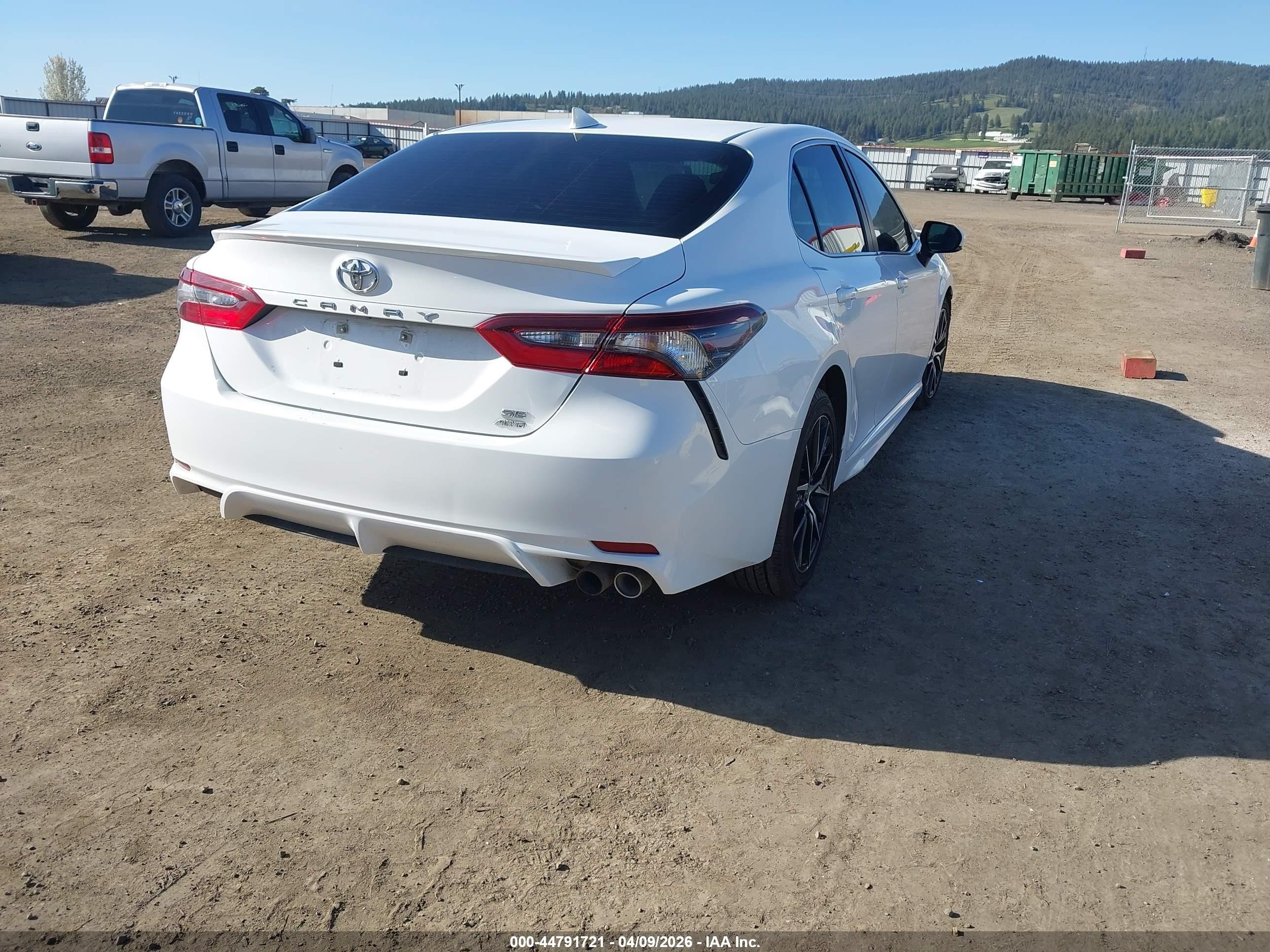2021 Toyota Camry Se Awd White vin: 4T1G11BKXMU036952