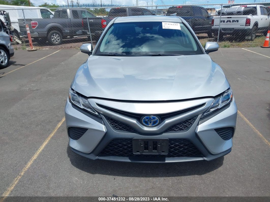 2020 Toyota Camry Se Hybrid Silver vin: 4T1G31AK2LU013112