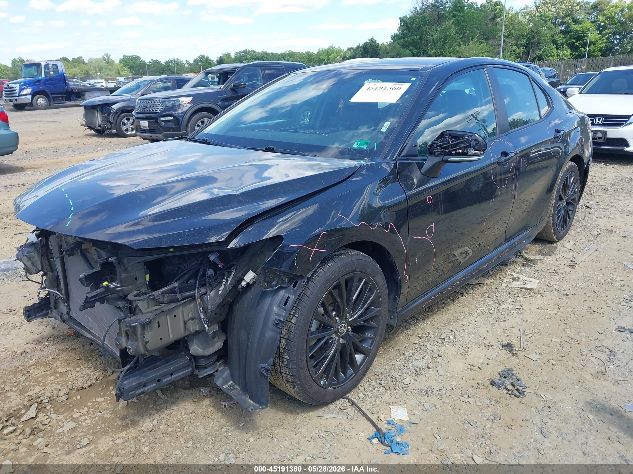 2022 Toyota Camry Nightshade Edition Hybrid Черный vin: 4T1G31AK3NU040662