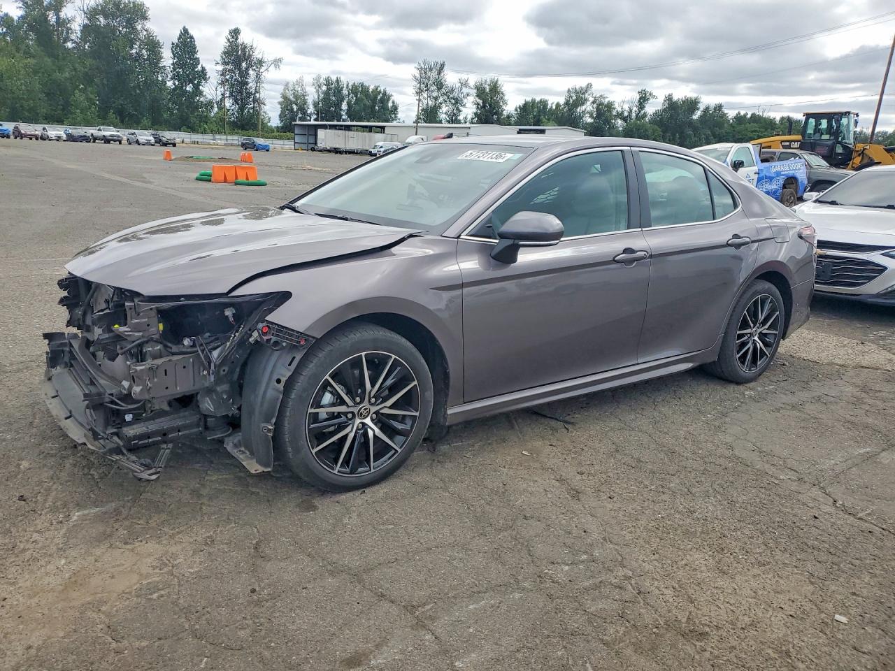 2022 Toyota Camry Hybrid Se Серый vin: 4T1G31AK7NU576367
