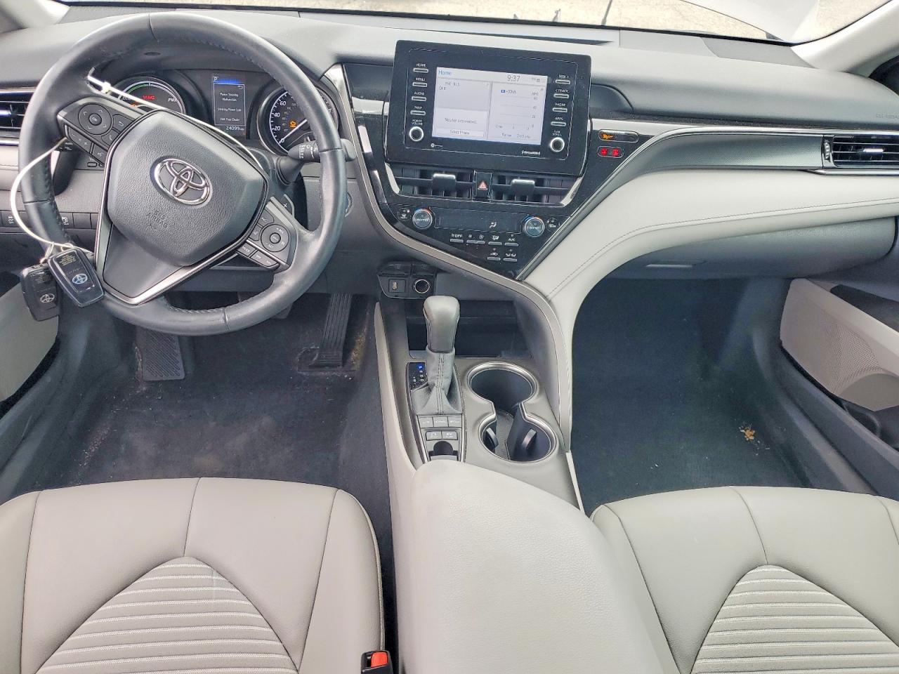2022 Toyota Camry Hybrid Se Серый vin: 4T1G31AK7NU576367