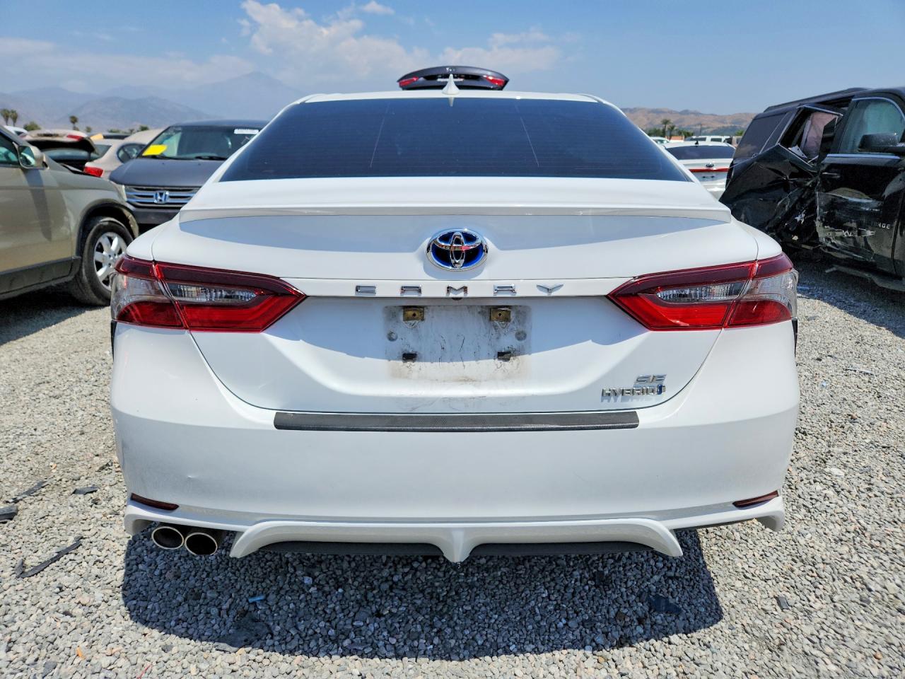 2022 Toyota Camry Hybrid Se White vin: 4T1G31AK7NU596151