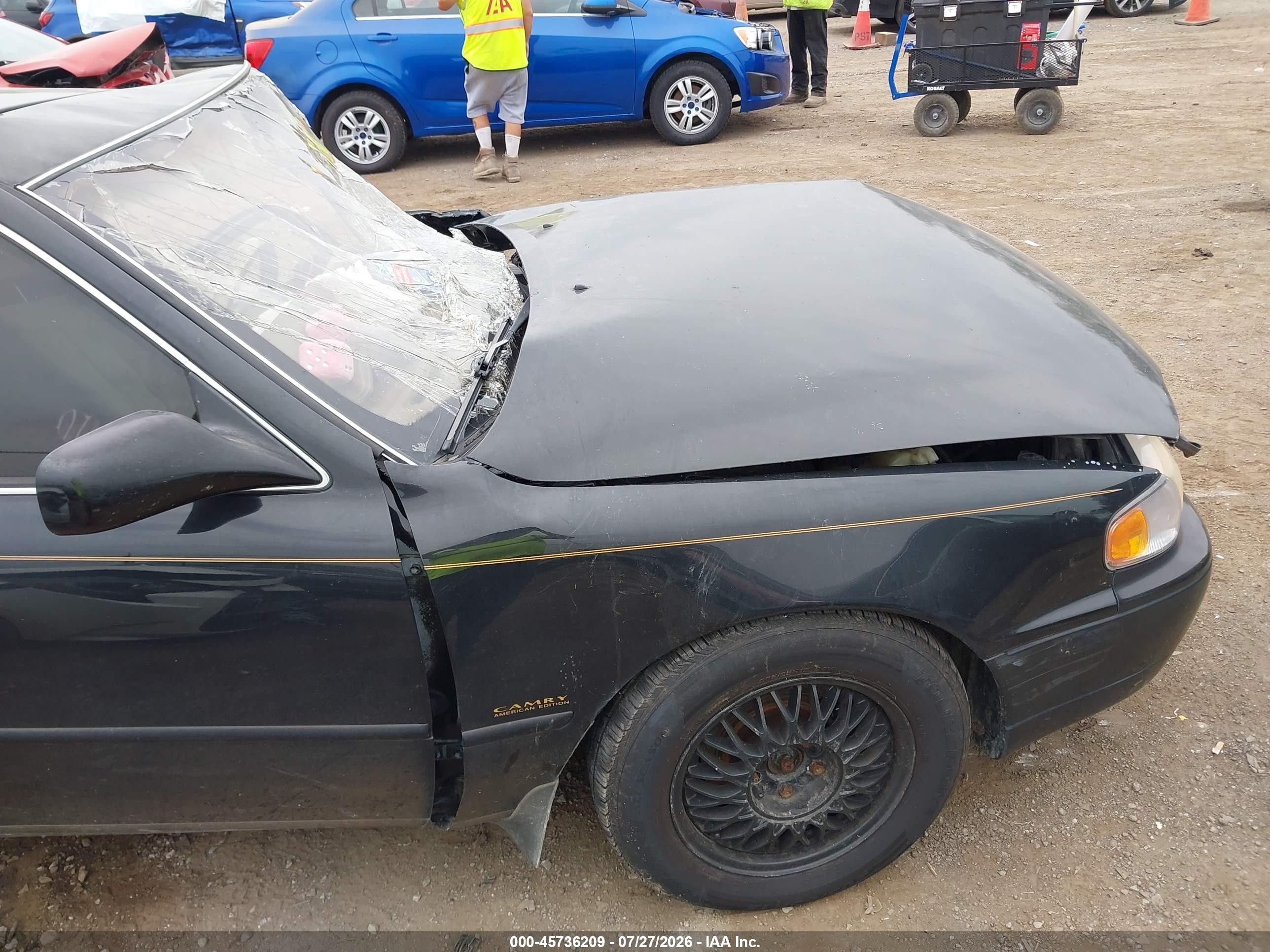 1995 Toyota Camry Le Black vin: 4T1GK12E6SU107293