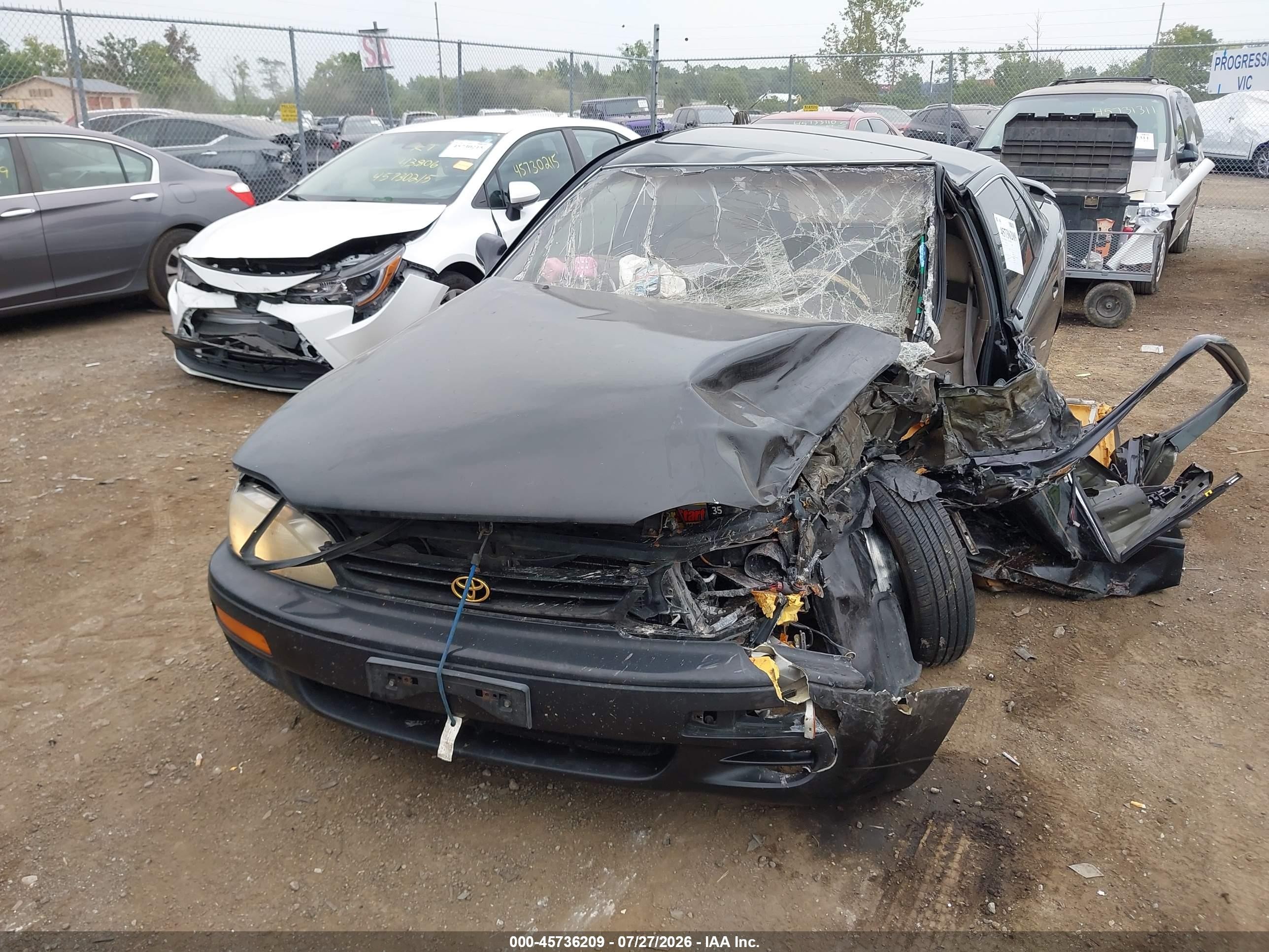 1995 Toyota Camry Le Black vin: 4T1GK12E6SU107293