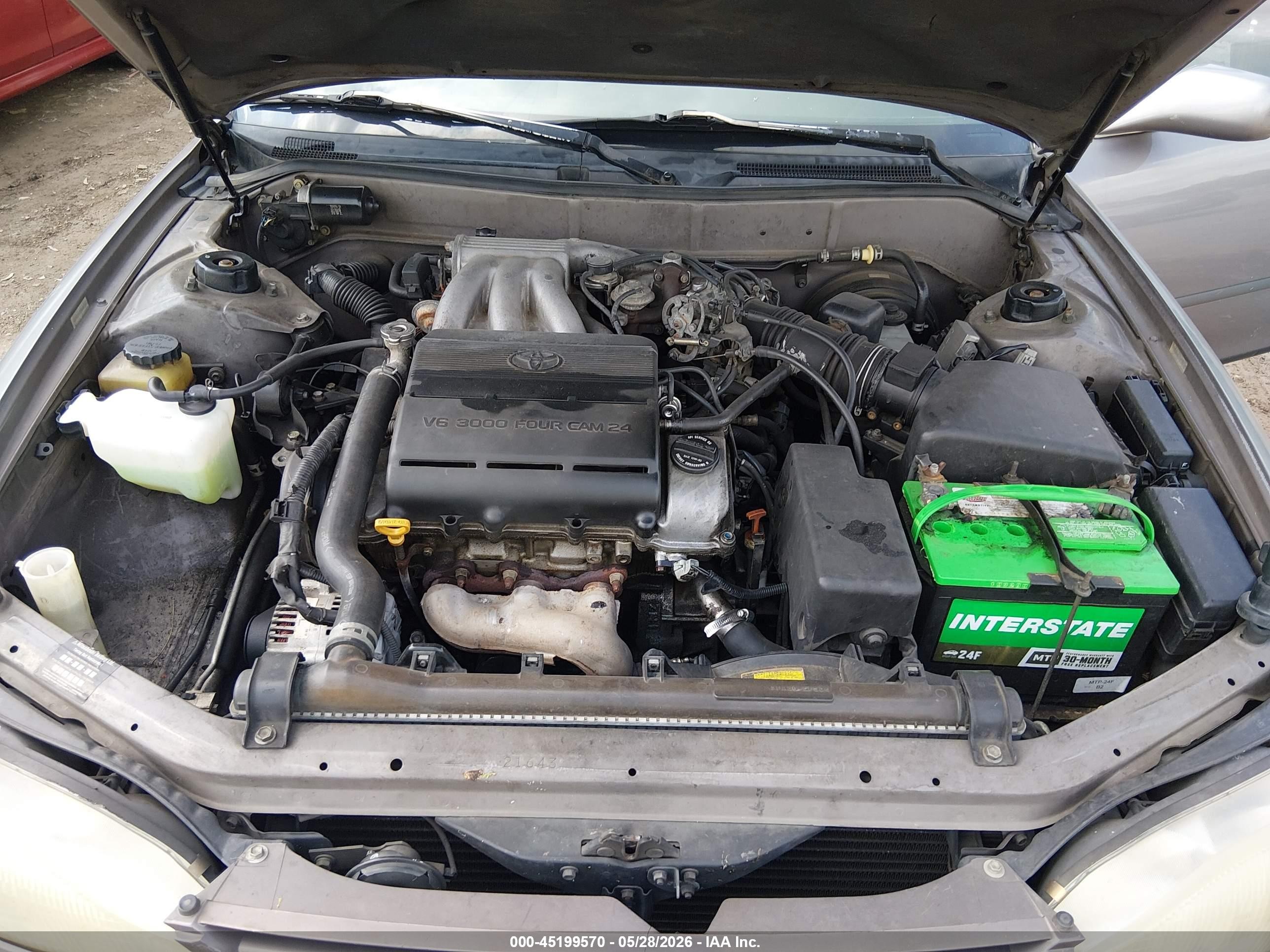 1995 Toyota Camry Le Silver vin: 4T1GK12EXSU079210