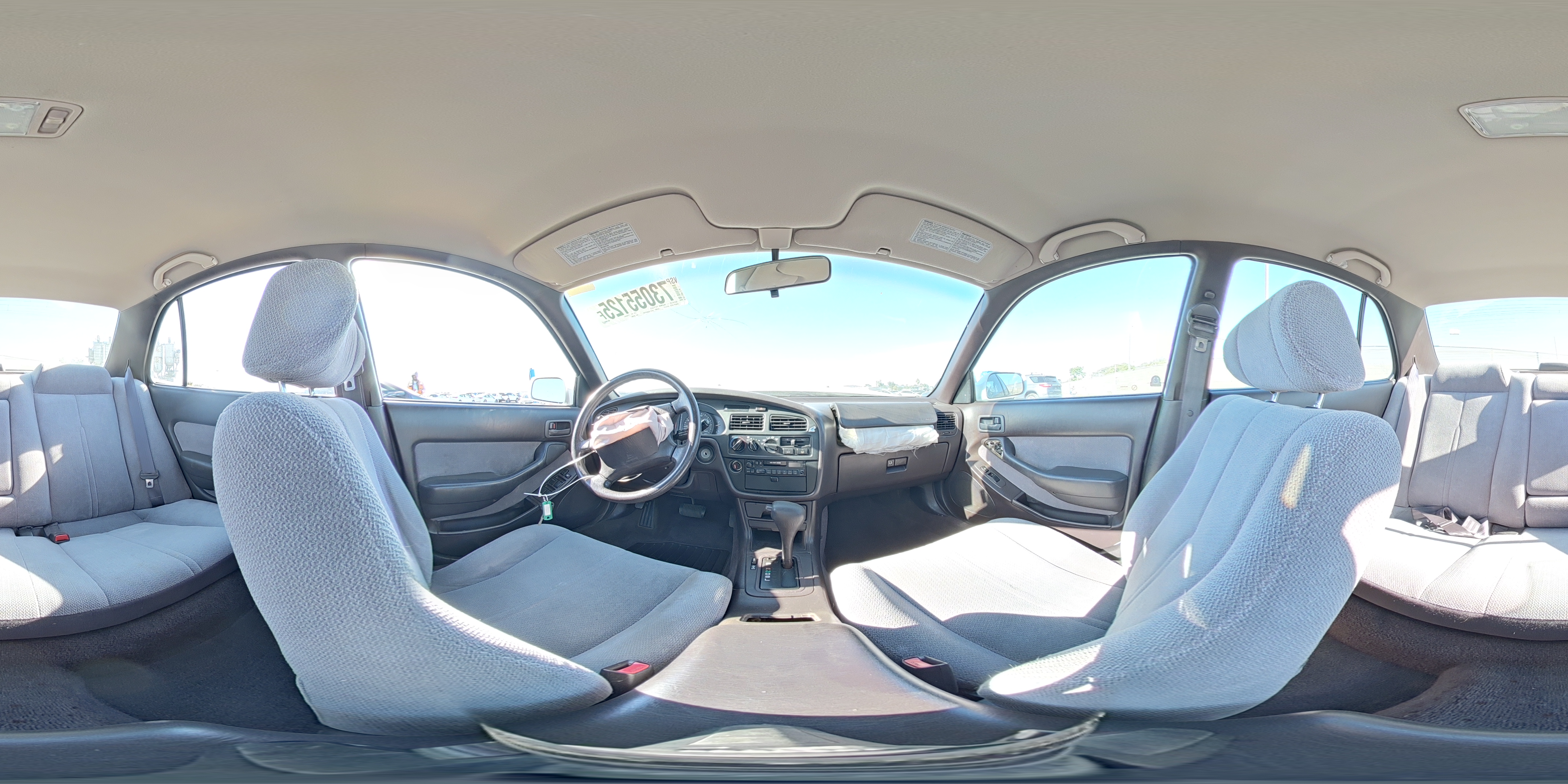 1995 Toyota Camry Le White vin: 4T1GK12EXSU097805