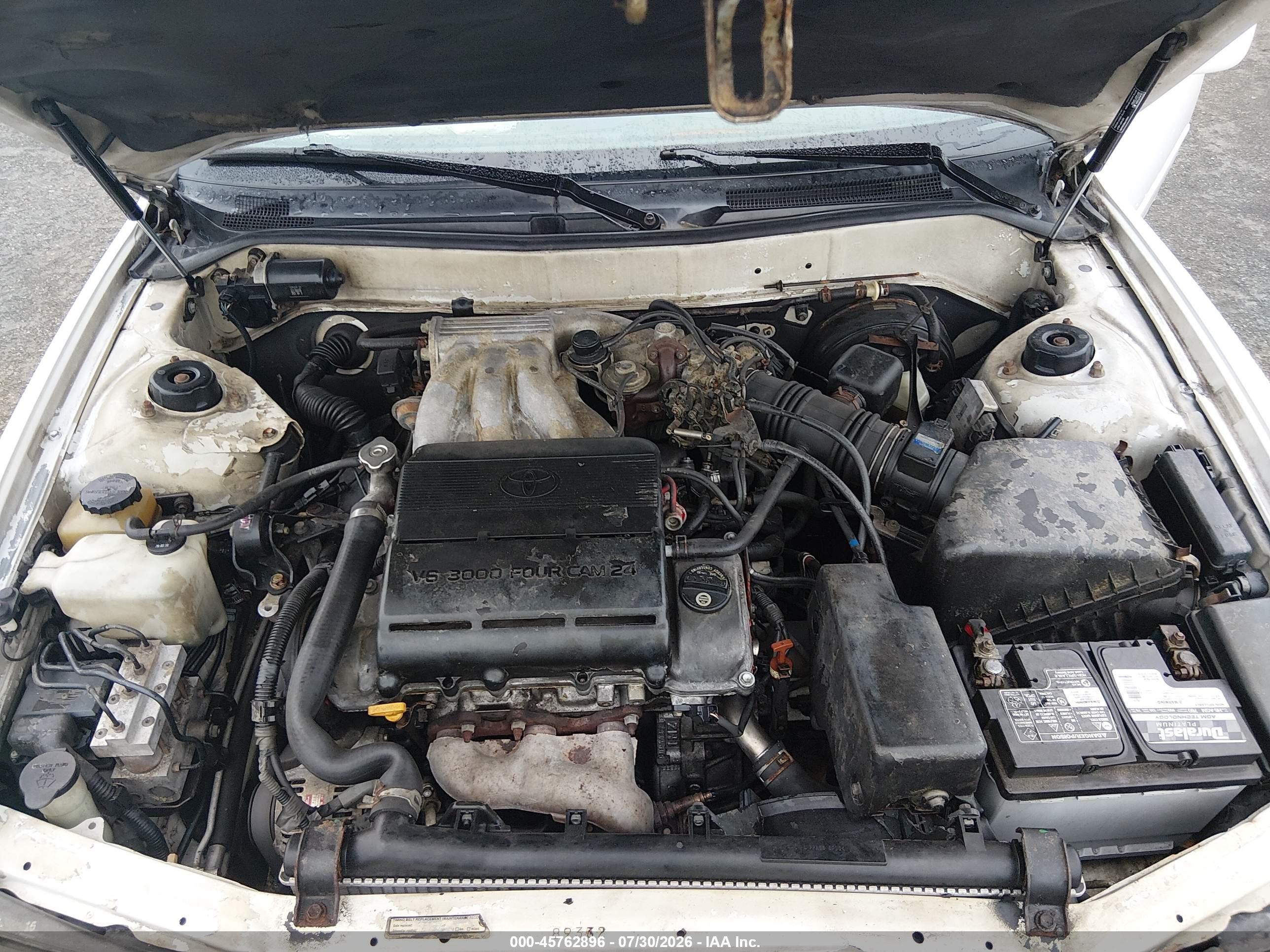 1995 Toyota Camry Xle White vin: 4T1GK13E4SU858486