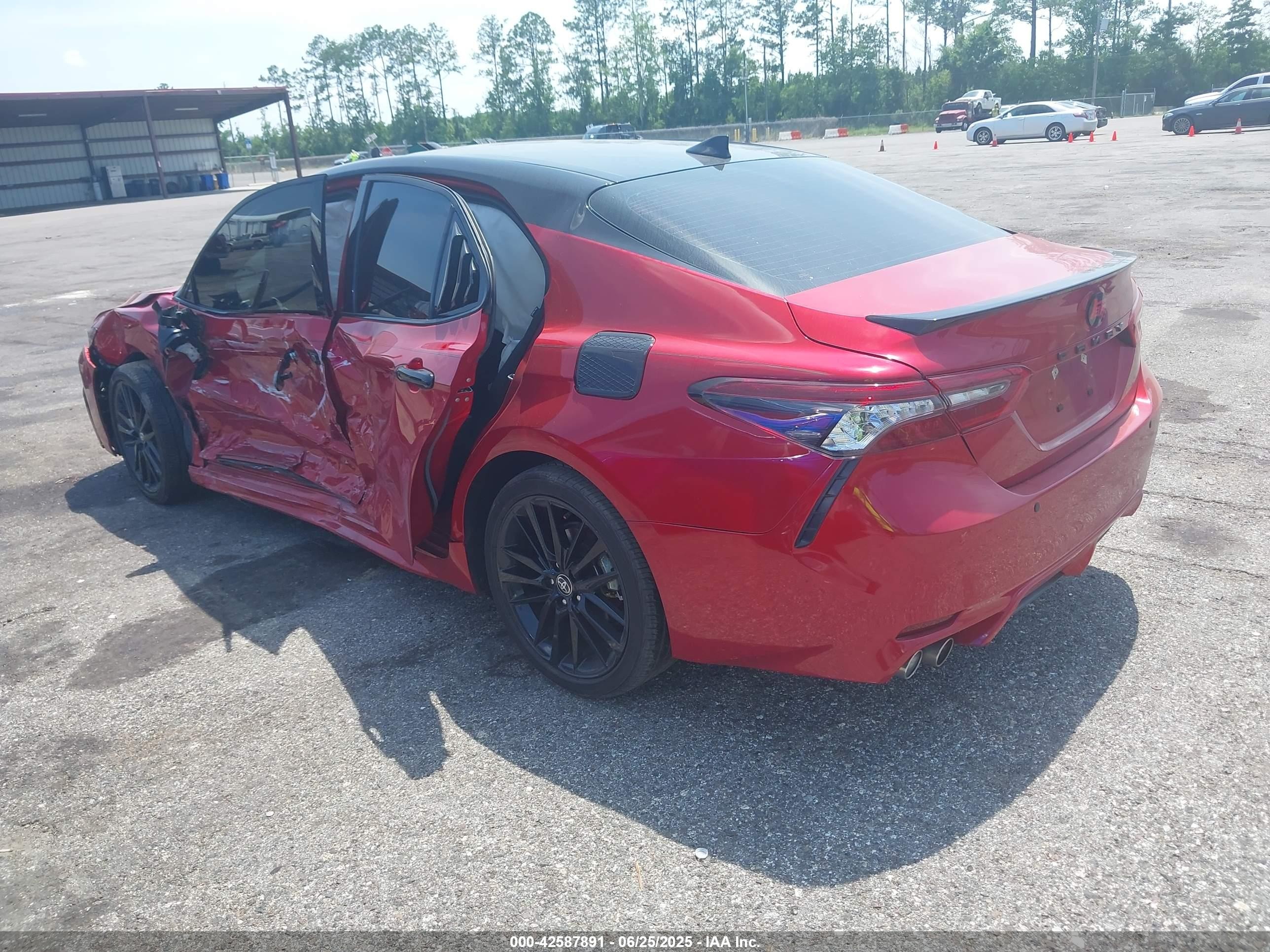 2024 Toyota Camry Hybrid Xse Red vin: 4T1K31AK8RU074323