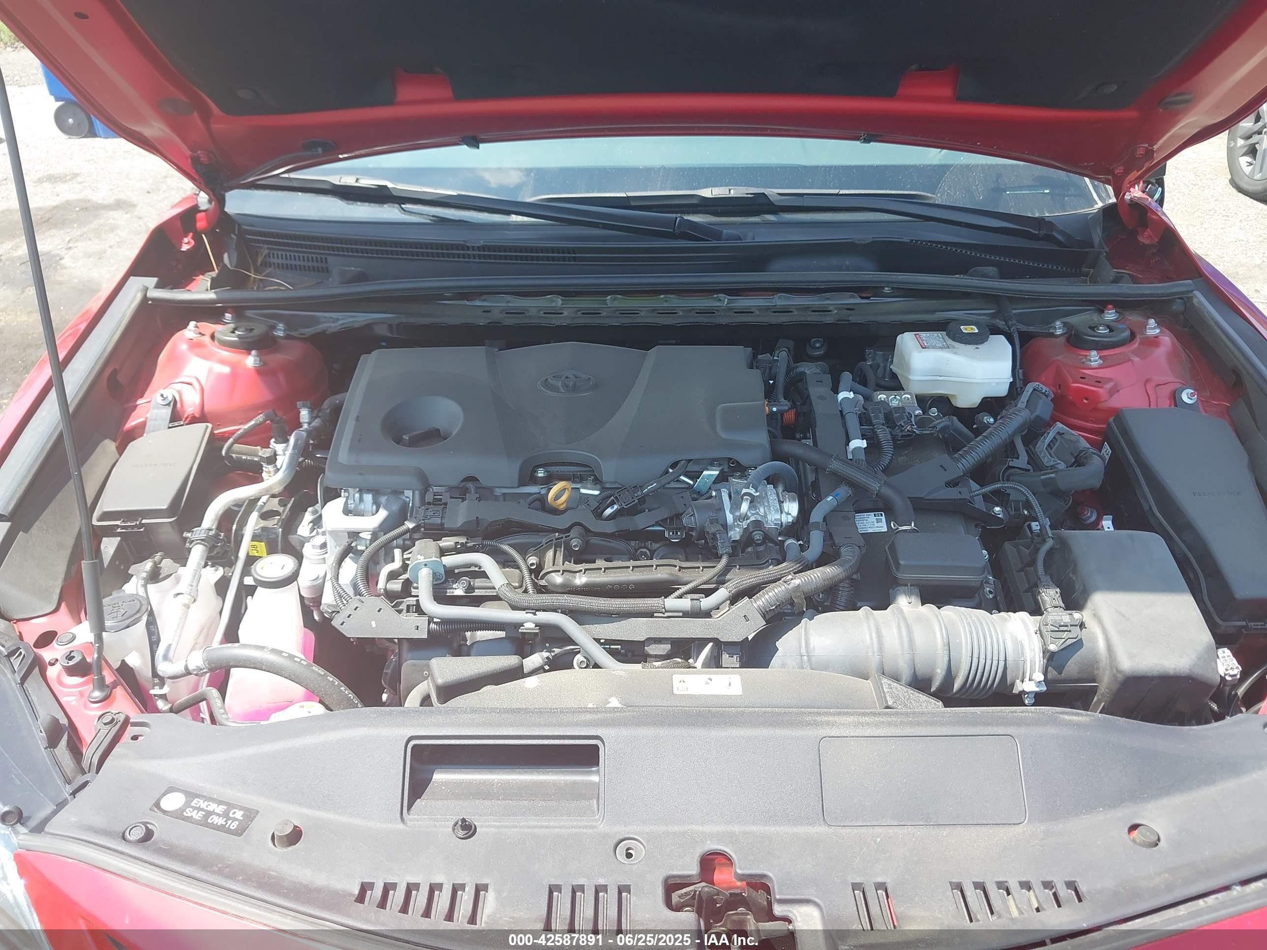 2024 Toyota Camry Hybrid Xse Red vin: 4T1K31AK8RU074323