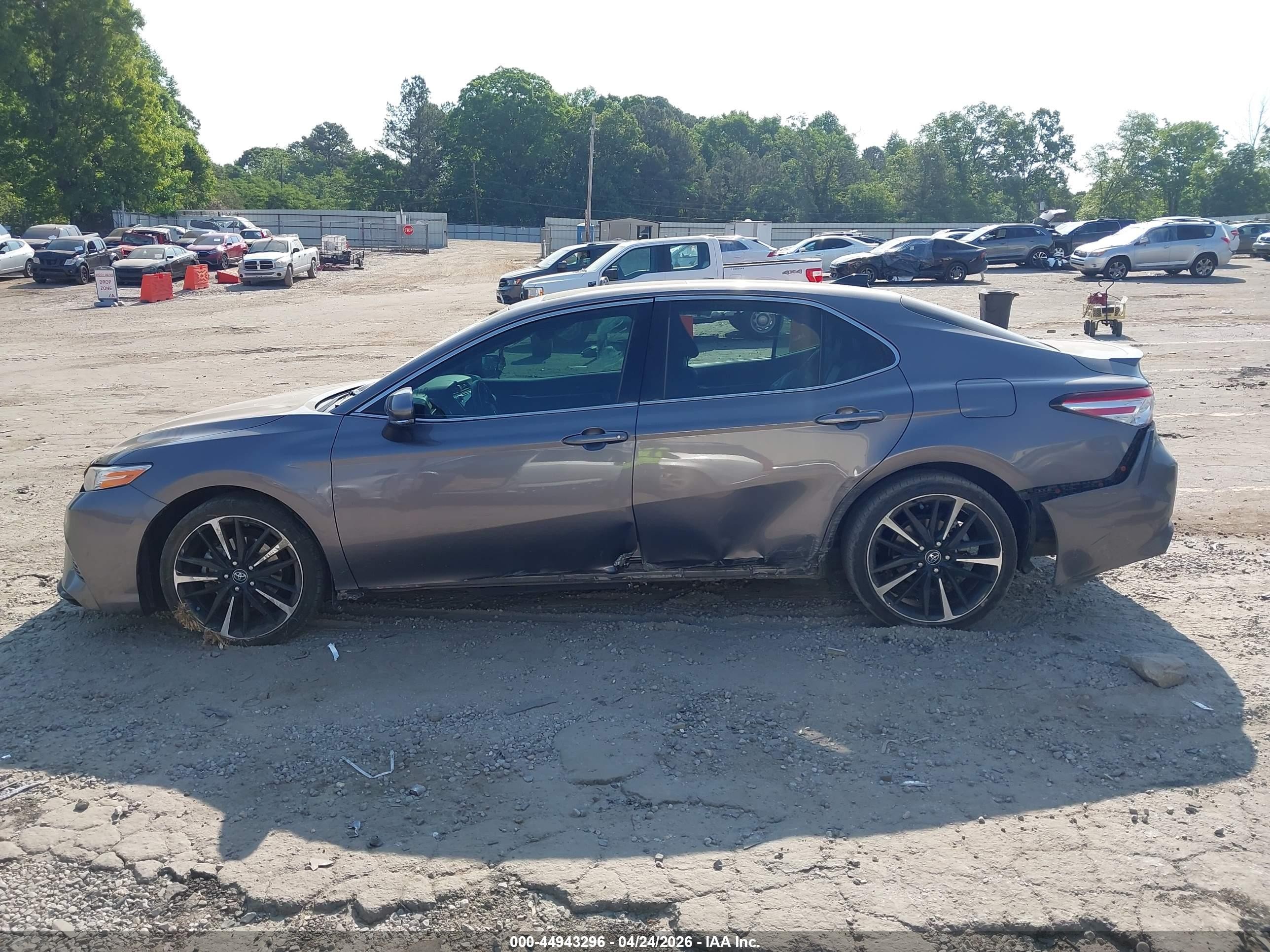 2020 Toyota Camry Xse Серый vin: 4T1K61AK1LU925537