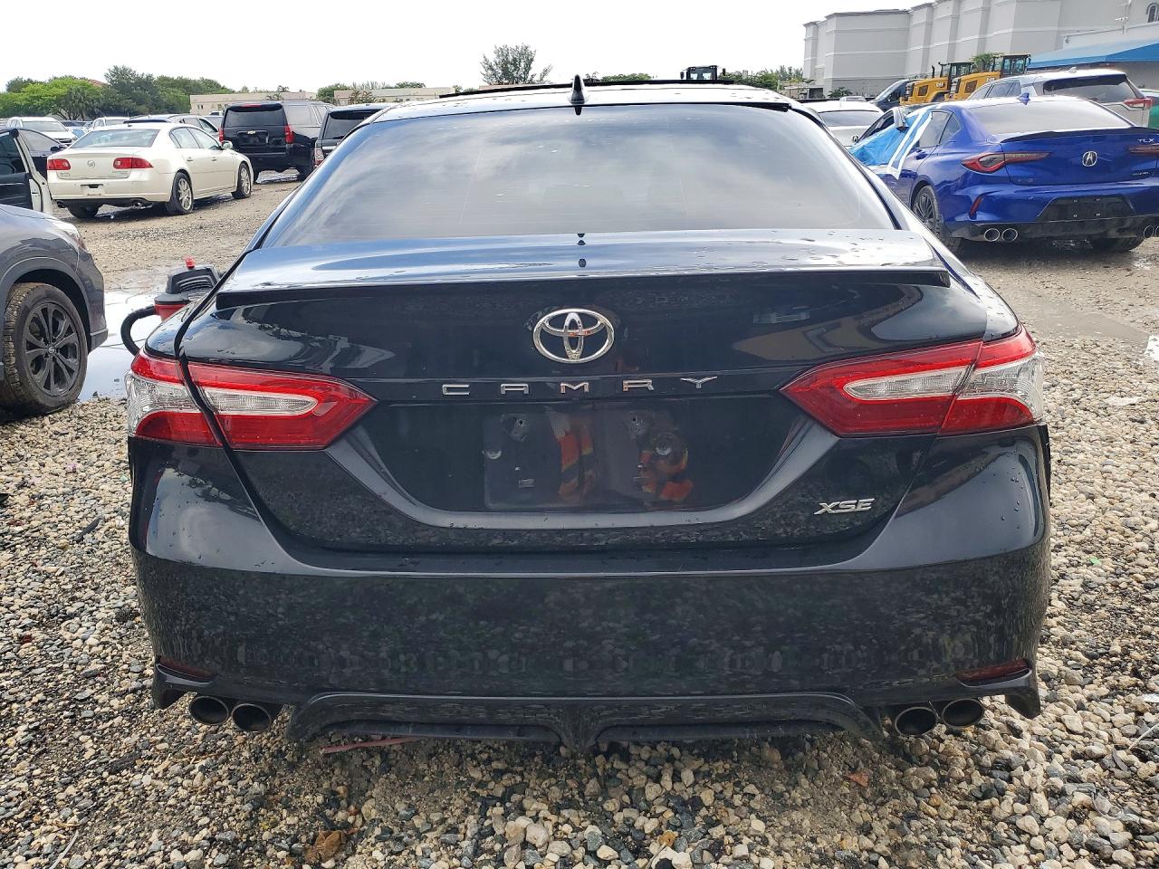 2020 Toyota Camry Xse Black vin: 4T1K61AK1LU952494