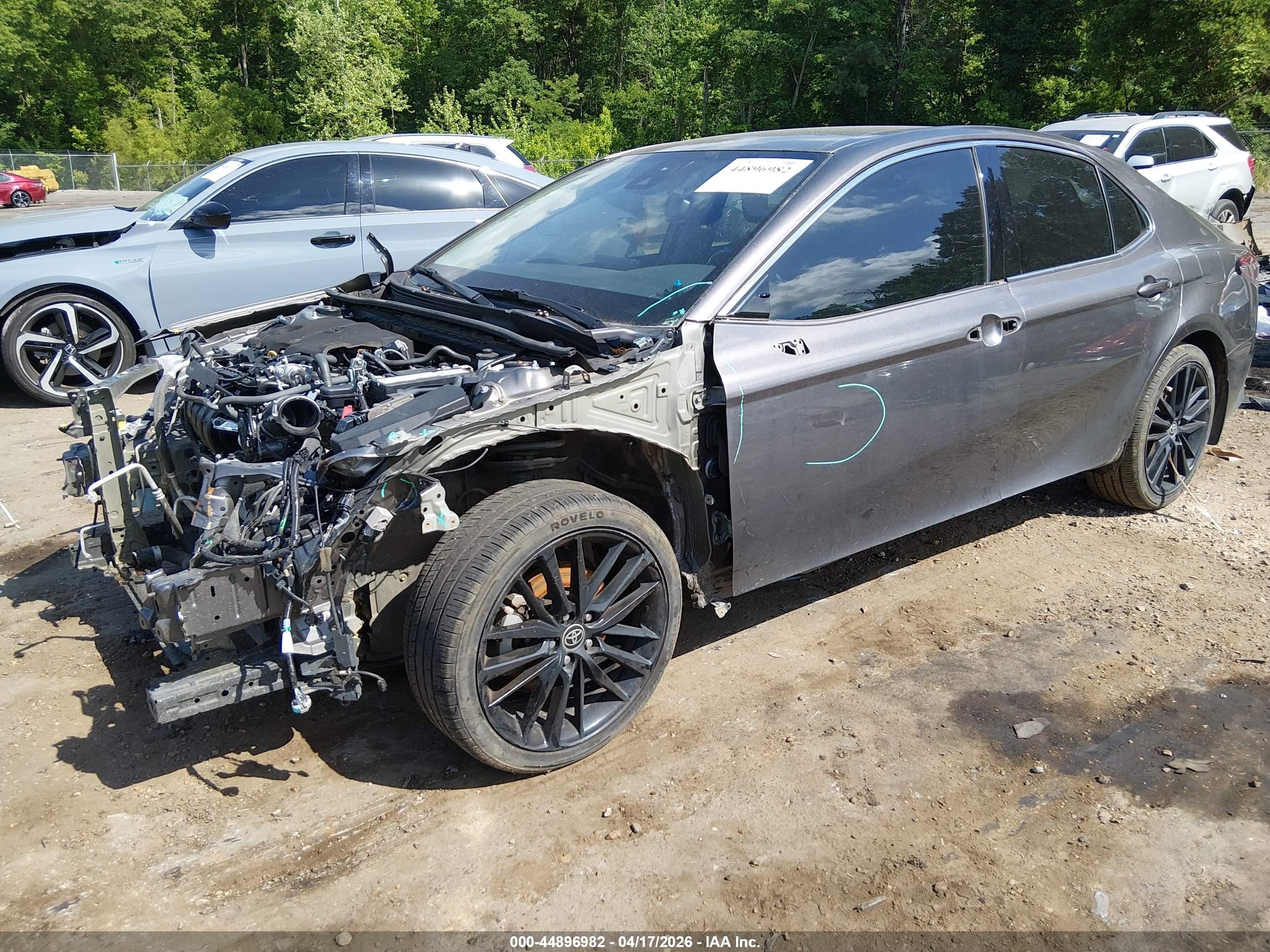 2021 Toyota Camry Xse Серый vin: 4T1K61AK2MU577765