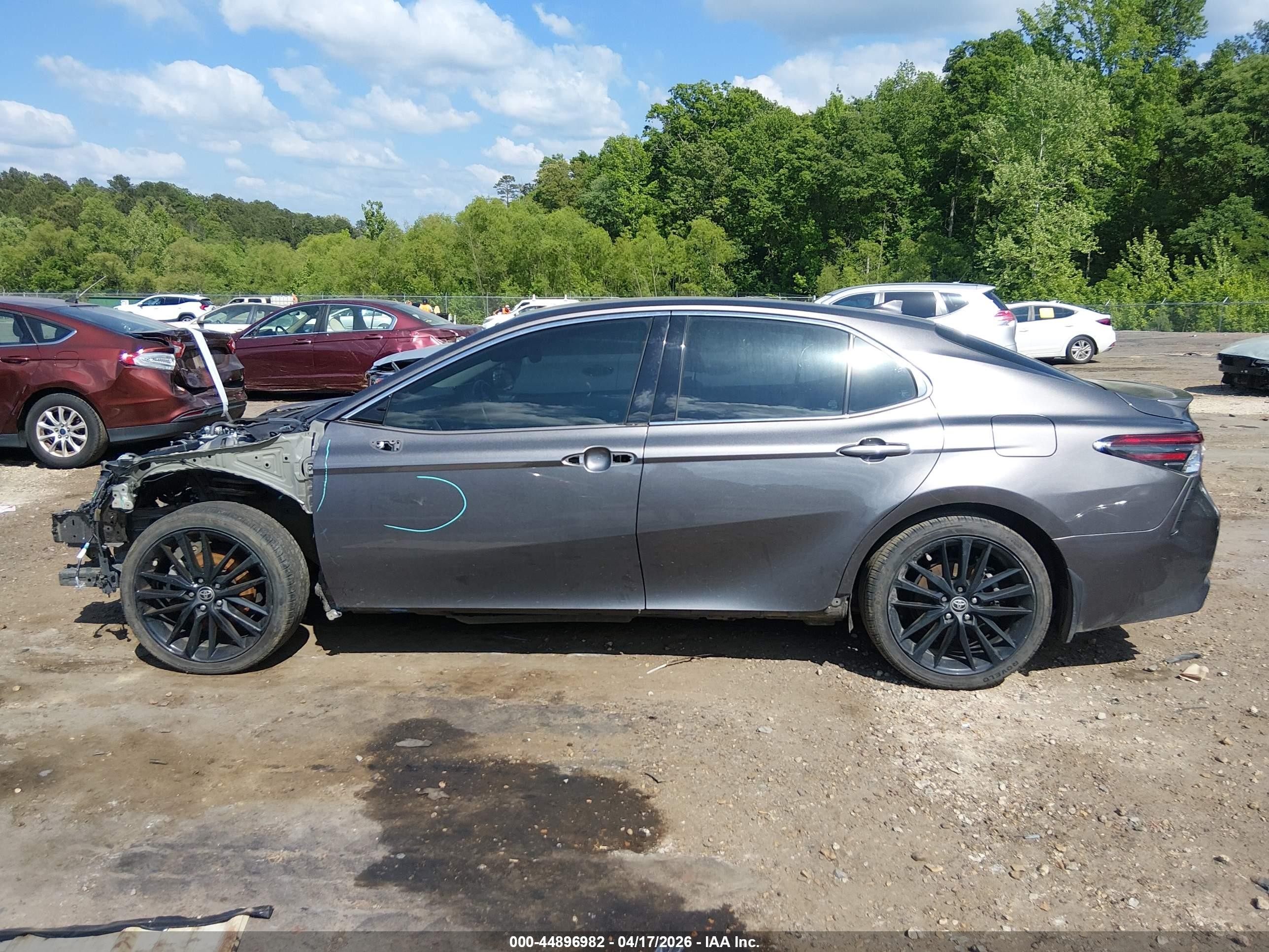 2021 Toyota Camry Xse Серый vin: 4T1K61AK2MU577765