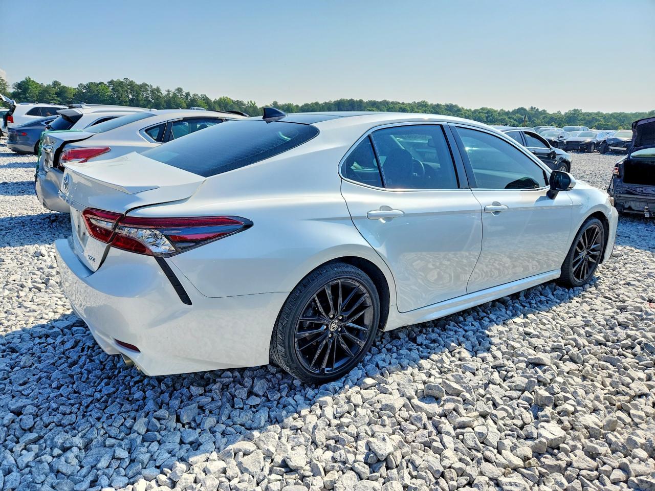2022 Toyota Camry Xse Белый vin: 4T1K61AK2NU012935