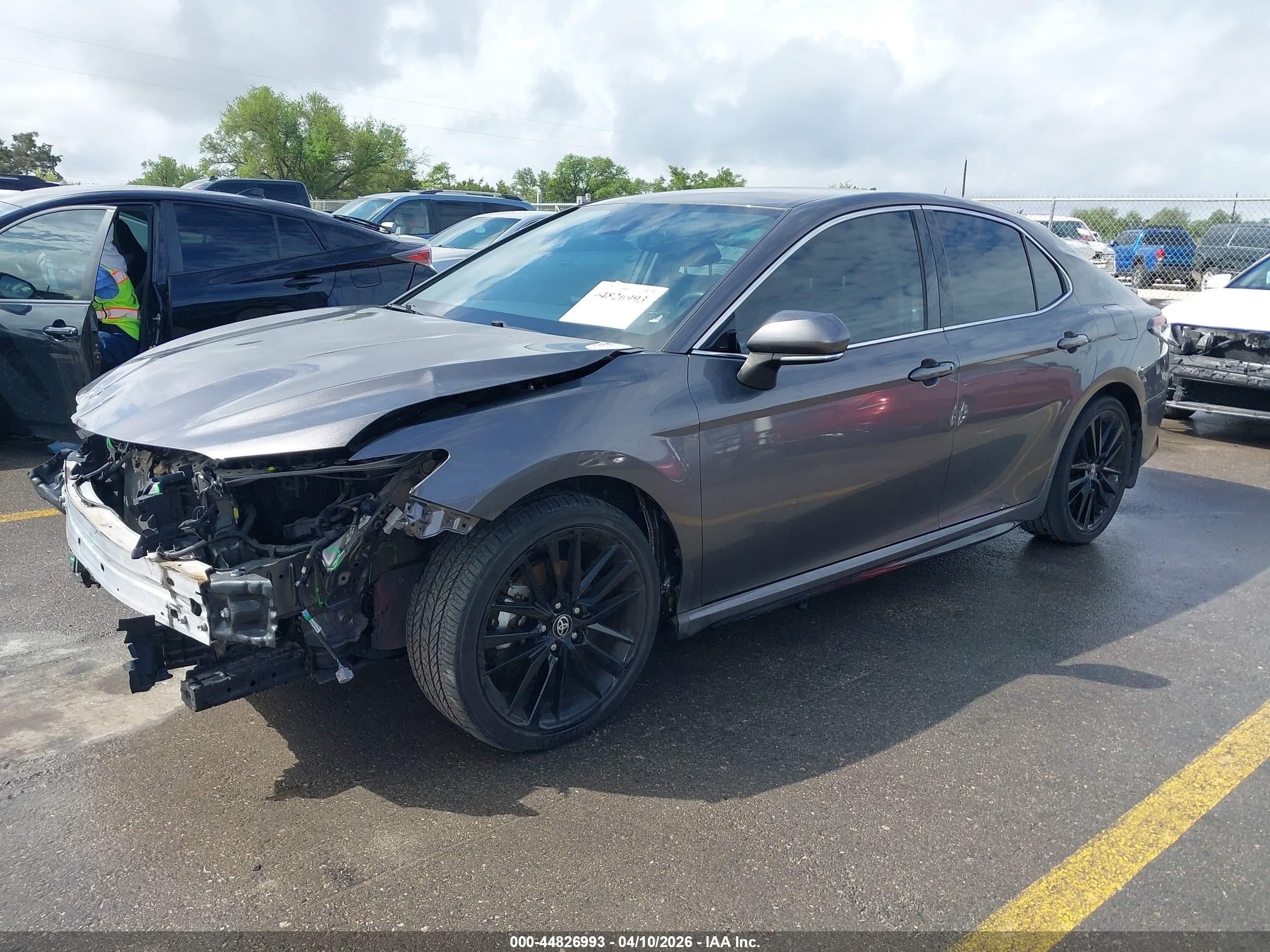 2021 Toyota Camry Xse Серый vin: 4T1K61AK4MU571935