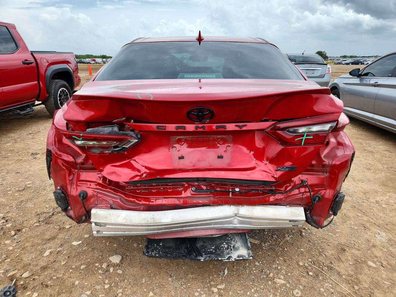 2022 Toyota Camry Xse Red vin: 4T1K61AK5NU072983