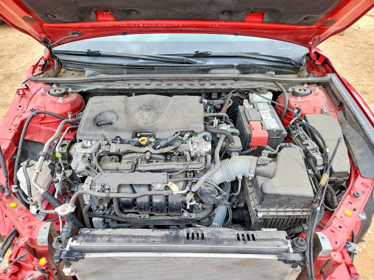 2022 Toyota Camry Xse Red vin: 4T1K61AK5NU072983