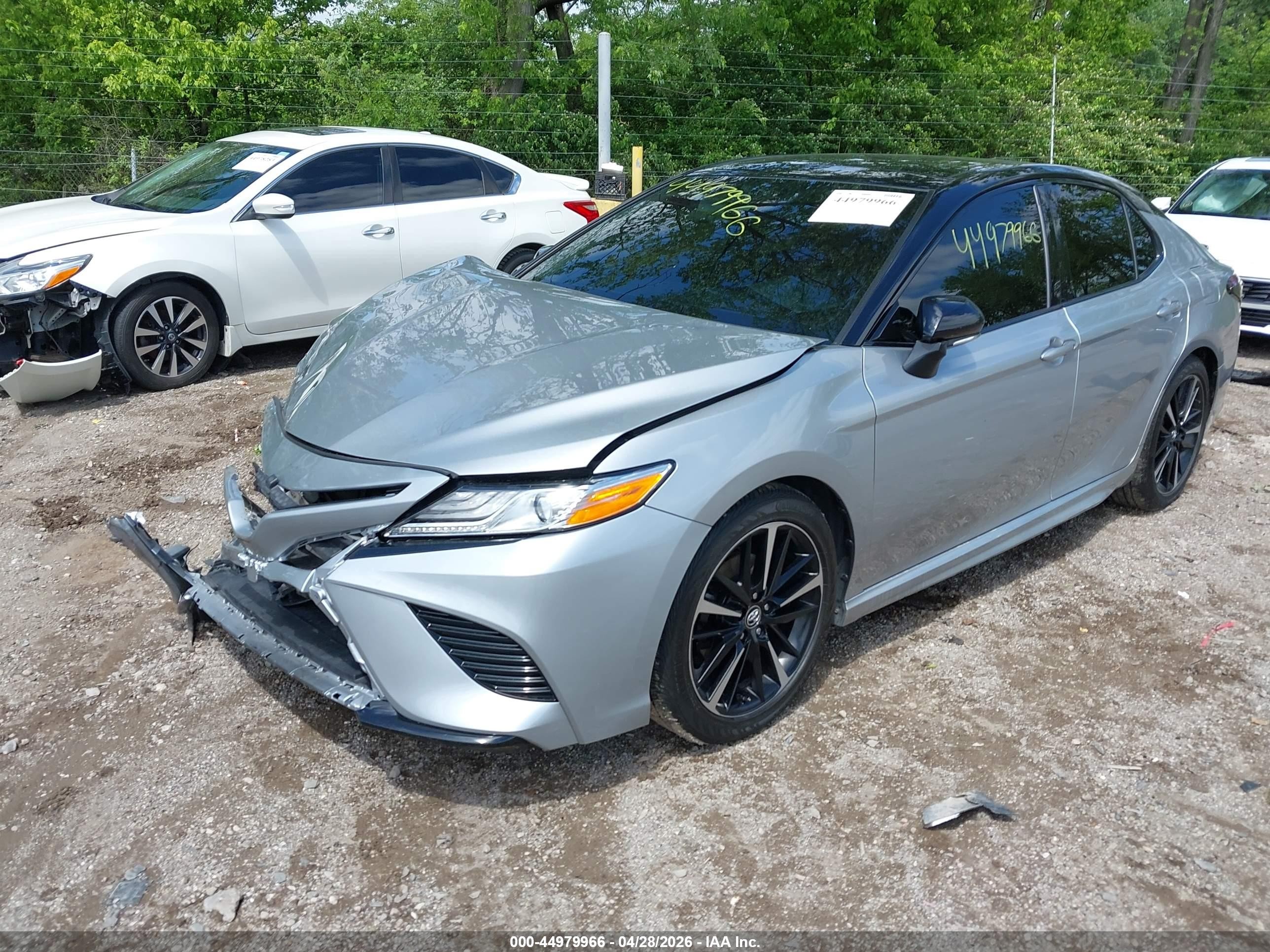 2020 Toyota Camry Xse Silver vin: 4T1K61AK7LU302360