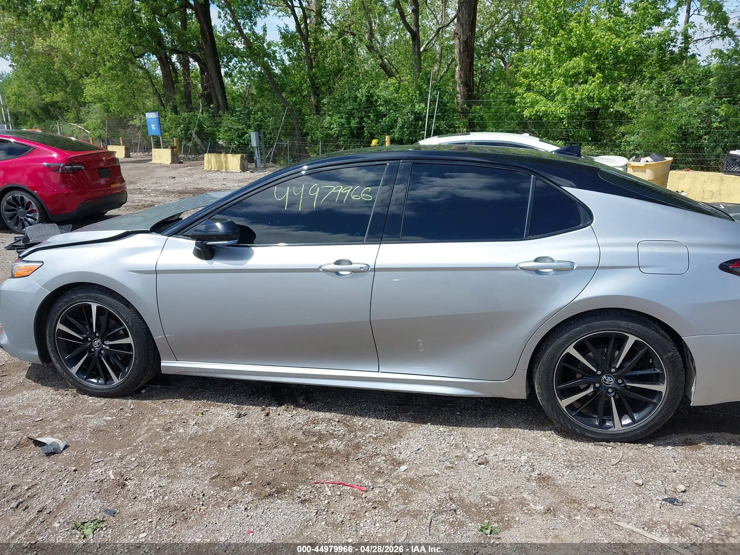 2020 Toyota Camry Xse Silver vin: 4T1K61AK7LU302360
