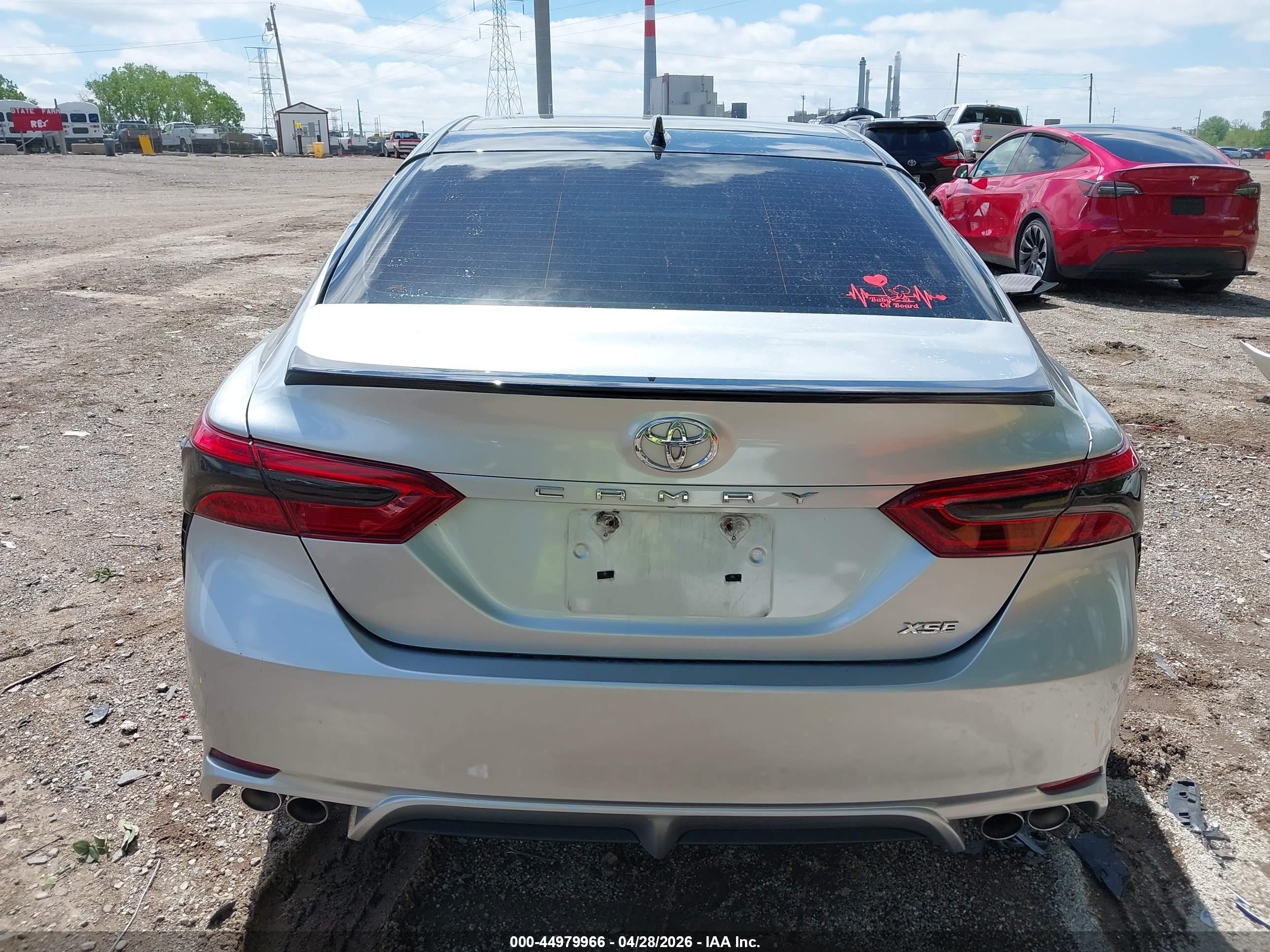 2020 Toyota Camry Xse Silver vin: 4T1K61AK7LU302360