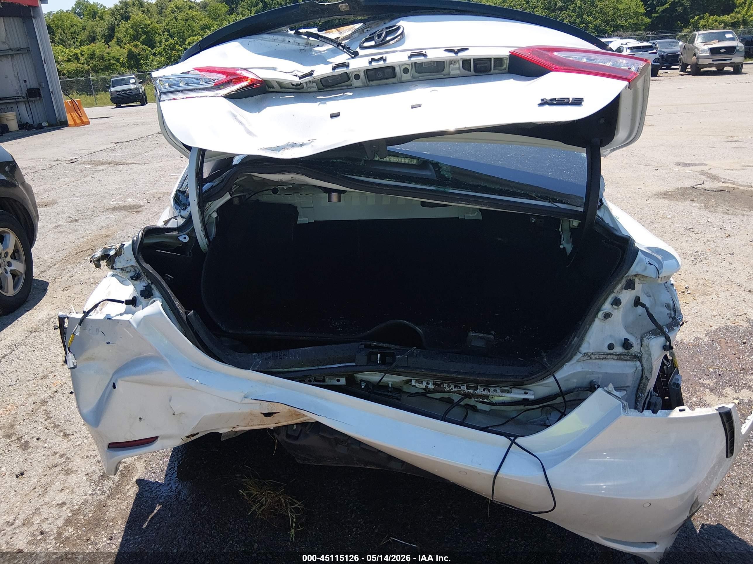 2020 Toyota Camry Xse Белый vin: 4T1K61AK7LU332989