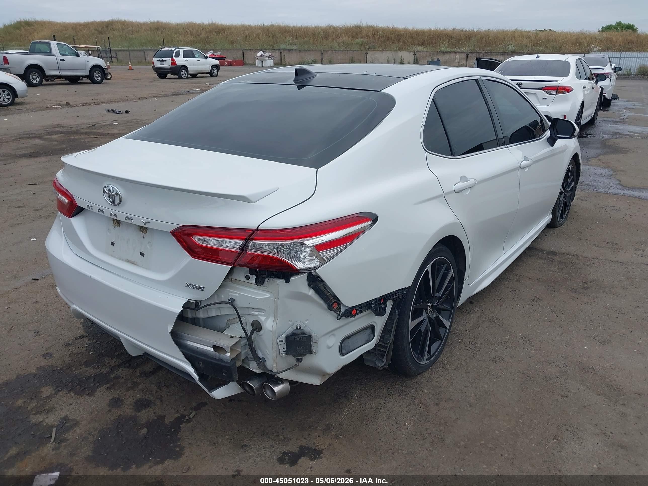 2020 Toyota Camry Xse Белый vin: 4T1K61AK9LU953439