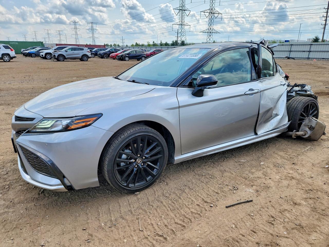 2021 Toyota Camry Xse Silver vin: 4T1K61AK9MU442301