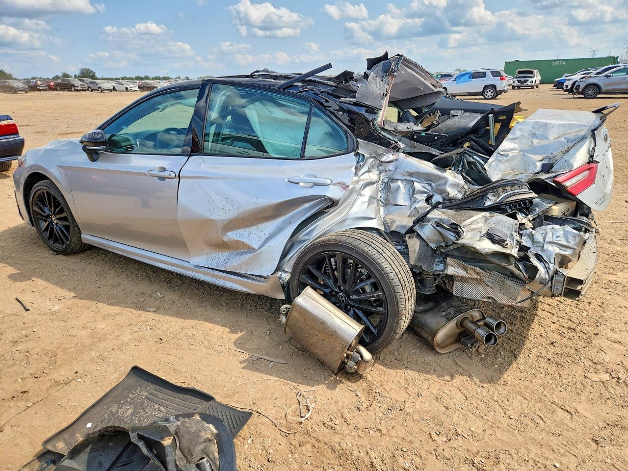 2021 Toyota Camry Xse Серебряный vin: 4T1K61AK9MU442301