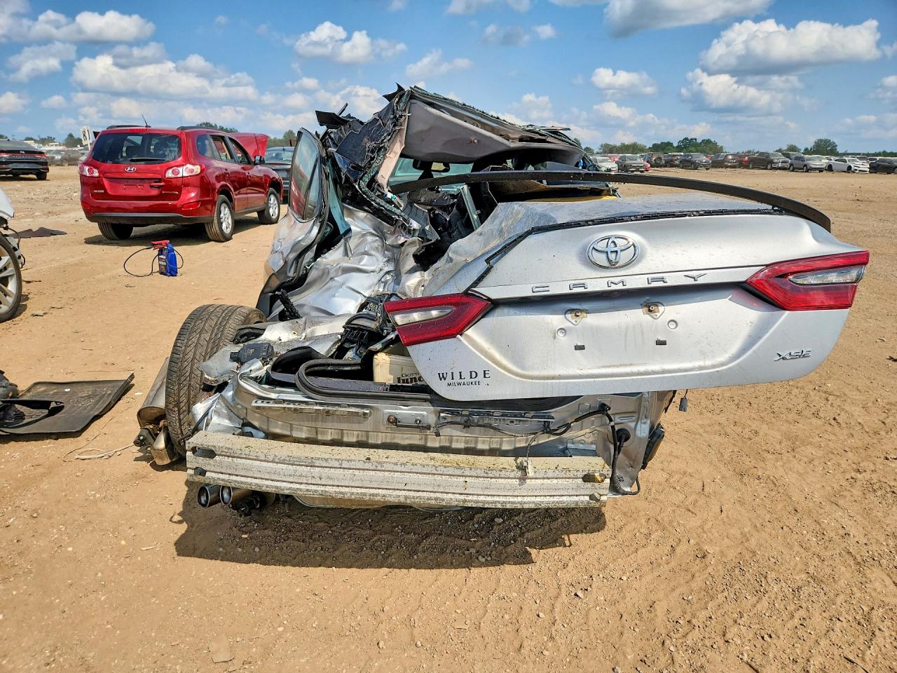 2021 Toyota Camry Xse Серебряный vin: 4T1K61AK9MU442301