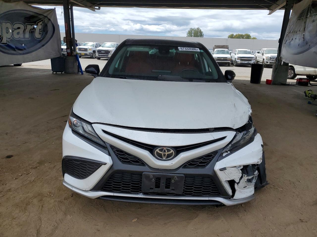 2021 Toyota Camry Xse Белый vin: 4T1K61AKXMU436202
