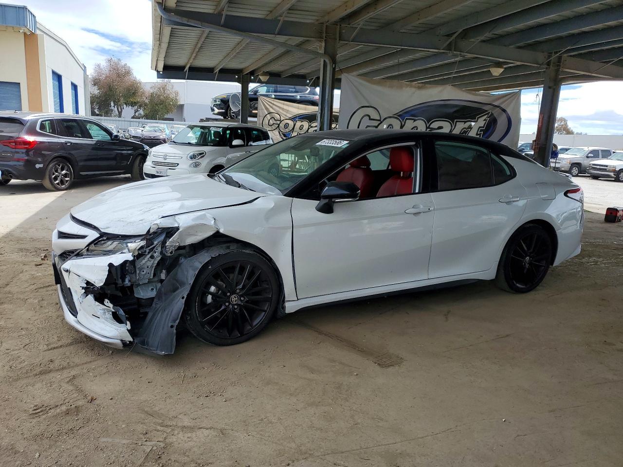 2021 Toyota Camry Xse Белый vin: 4T1K61AKXMU436202