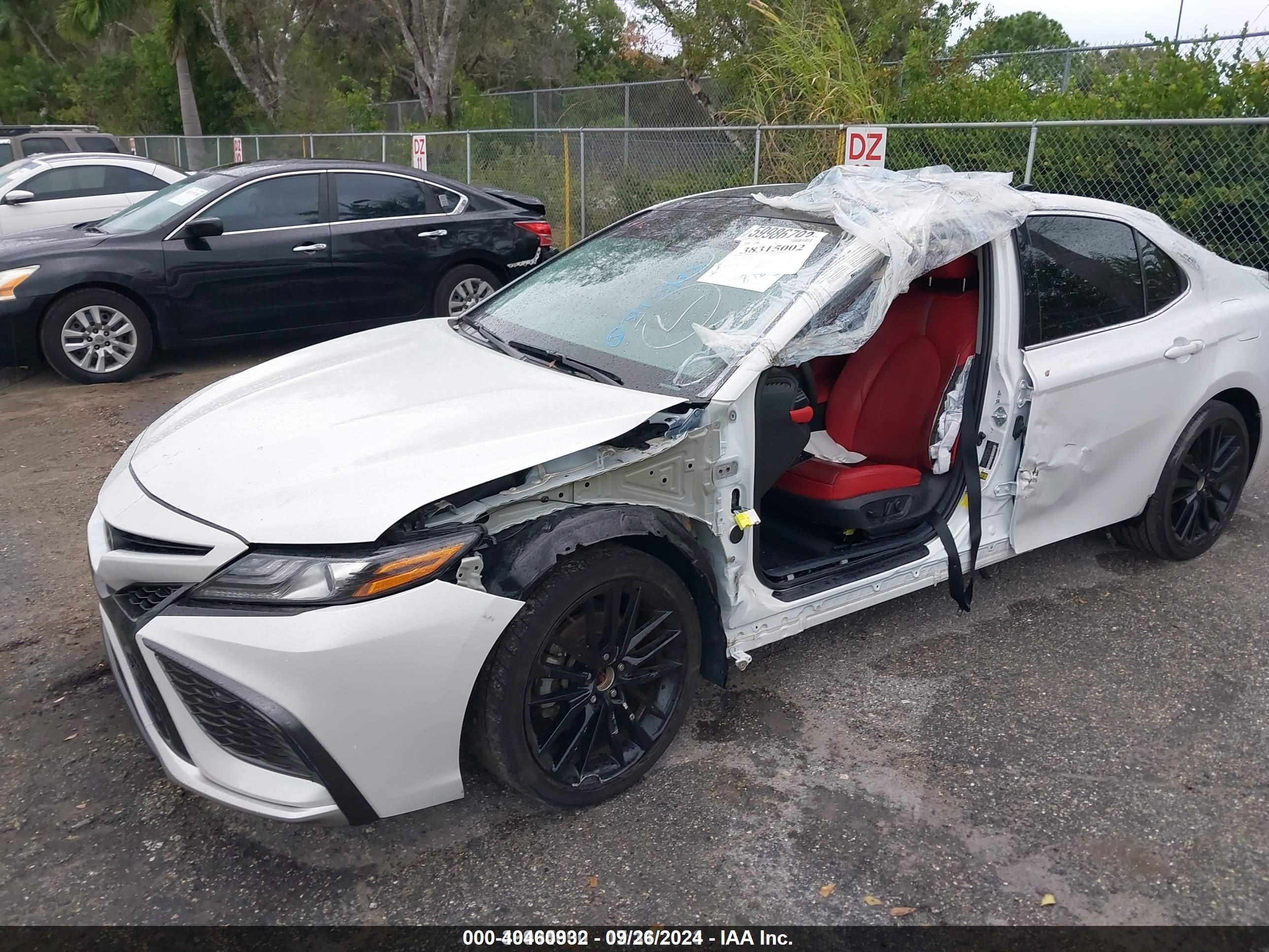 2021 Toyota Camry Xse Белый vin: 4T1K61AKXMU568974