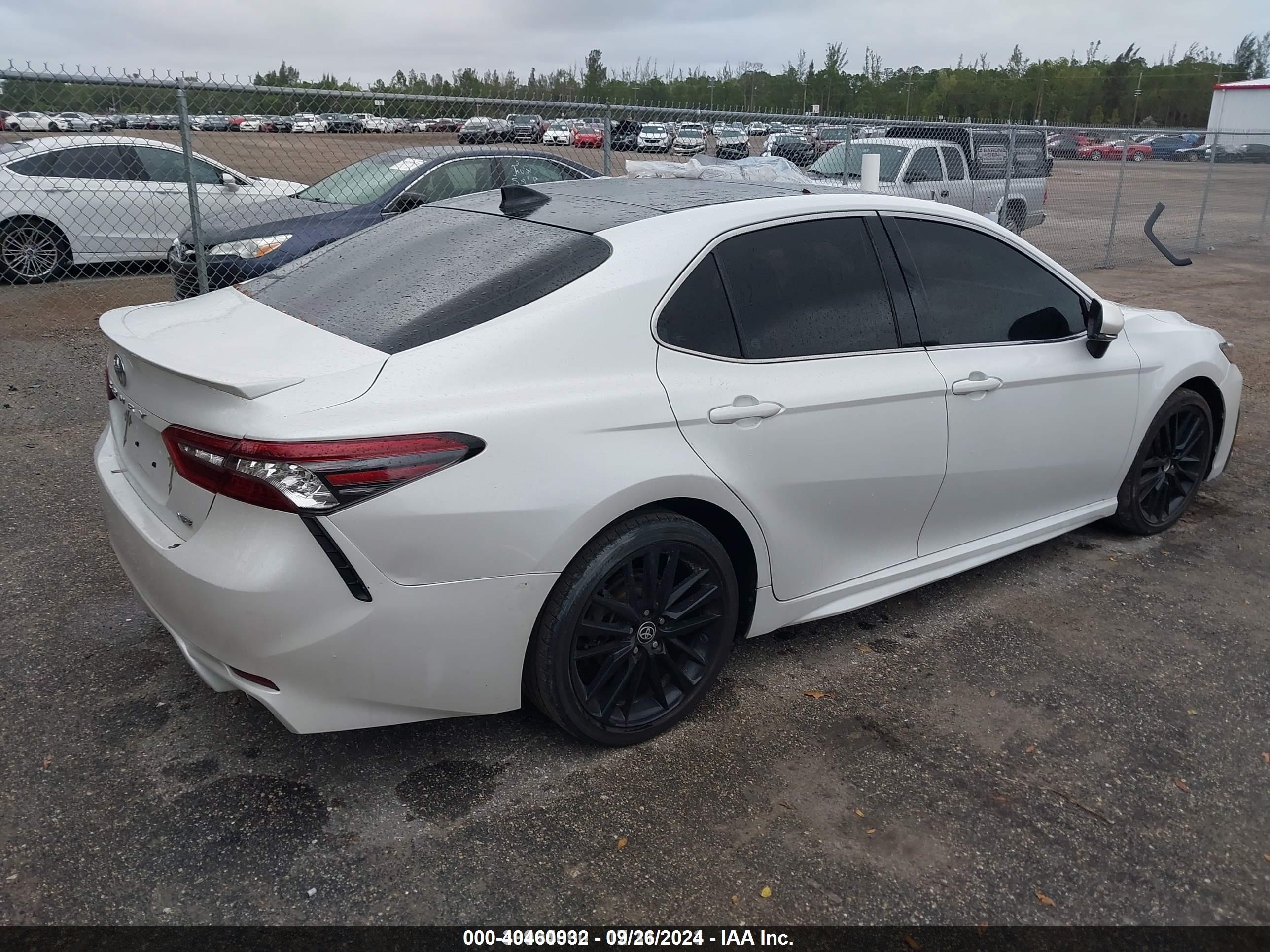 2021 Toyota Camry Xse Белый vin: 4T1K61AKXMU568974