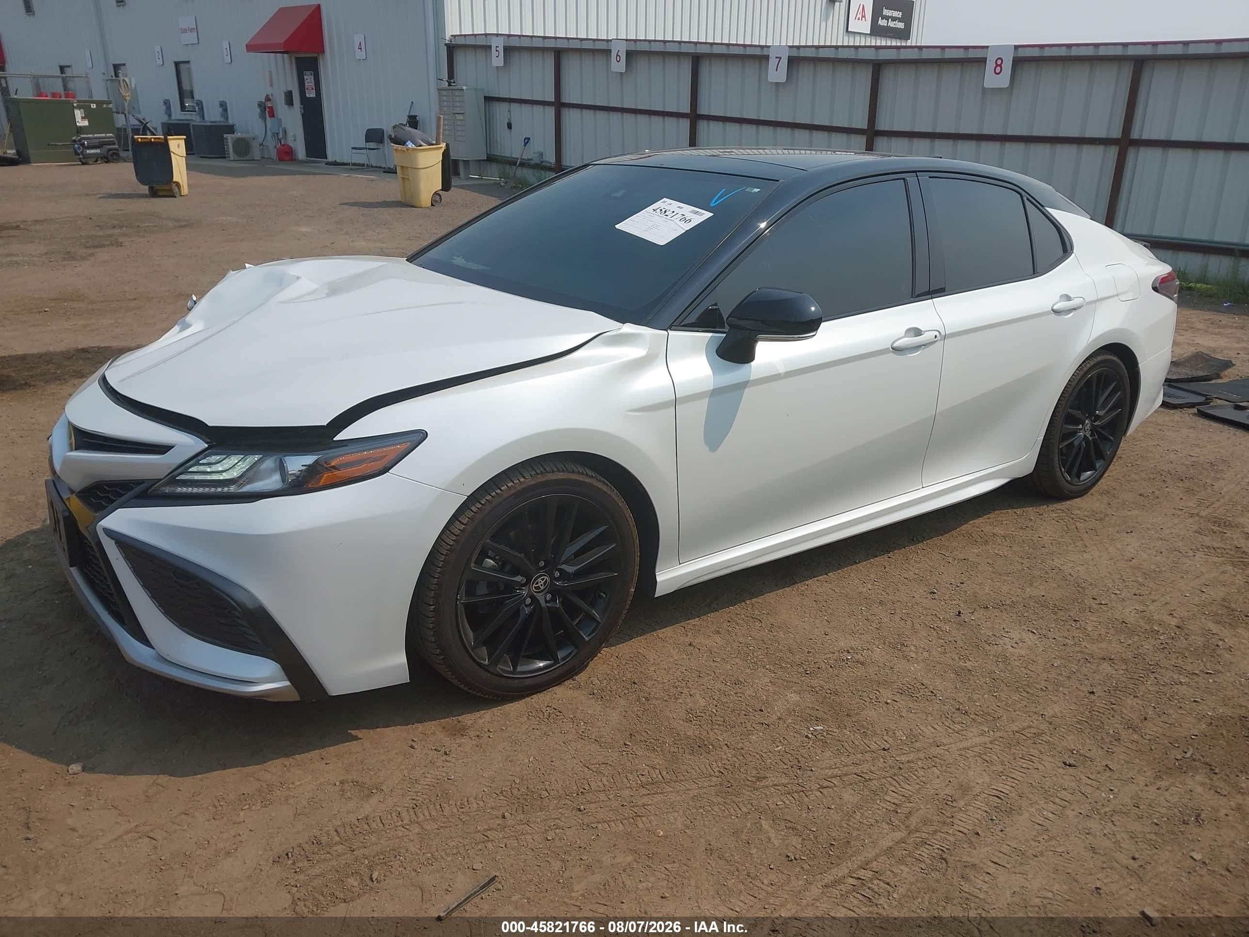2021 Toyota Camry Xse Awd White vin: 4T1K61BK1MU027178