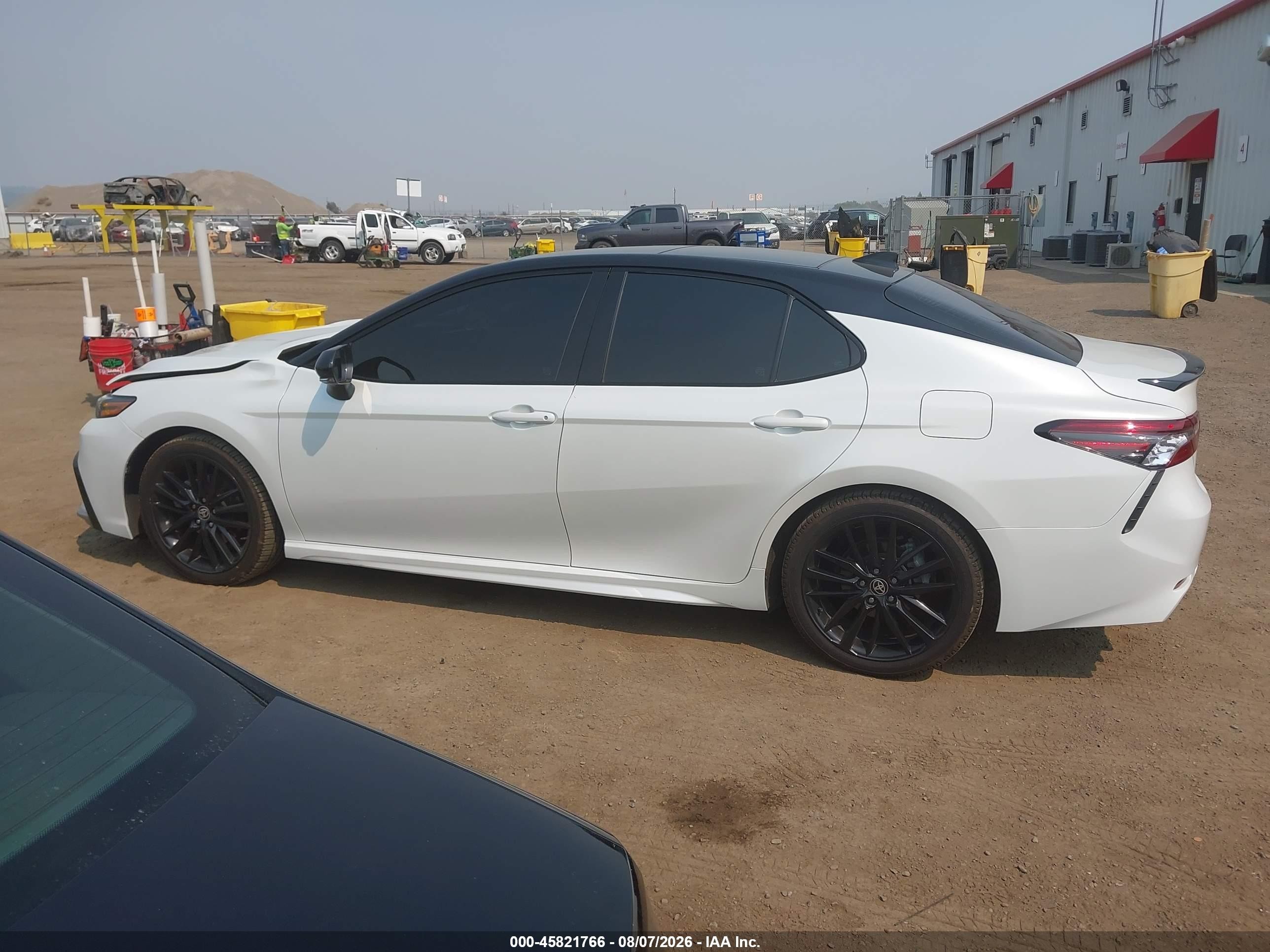 2021 Toyota Camry Xse Awd White vin: 4T1K61BK1MU027178