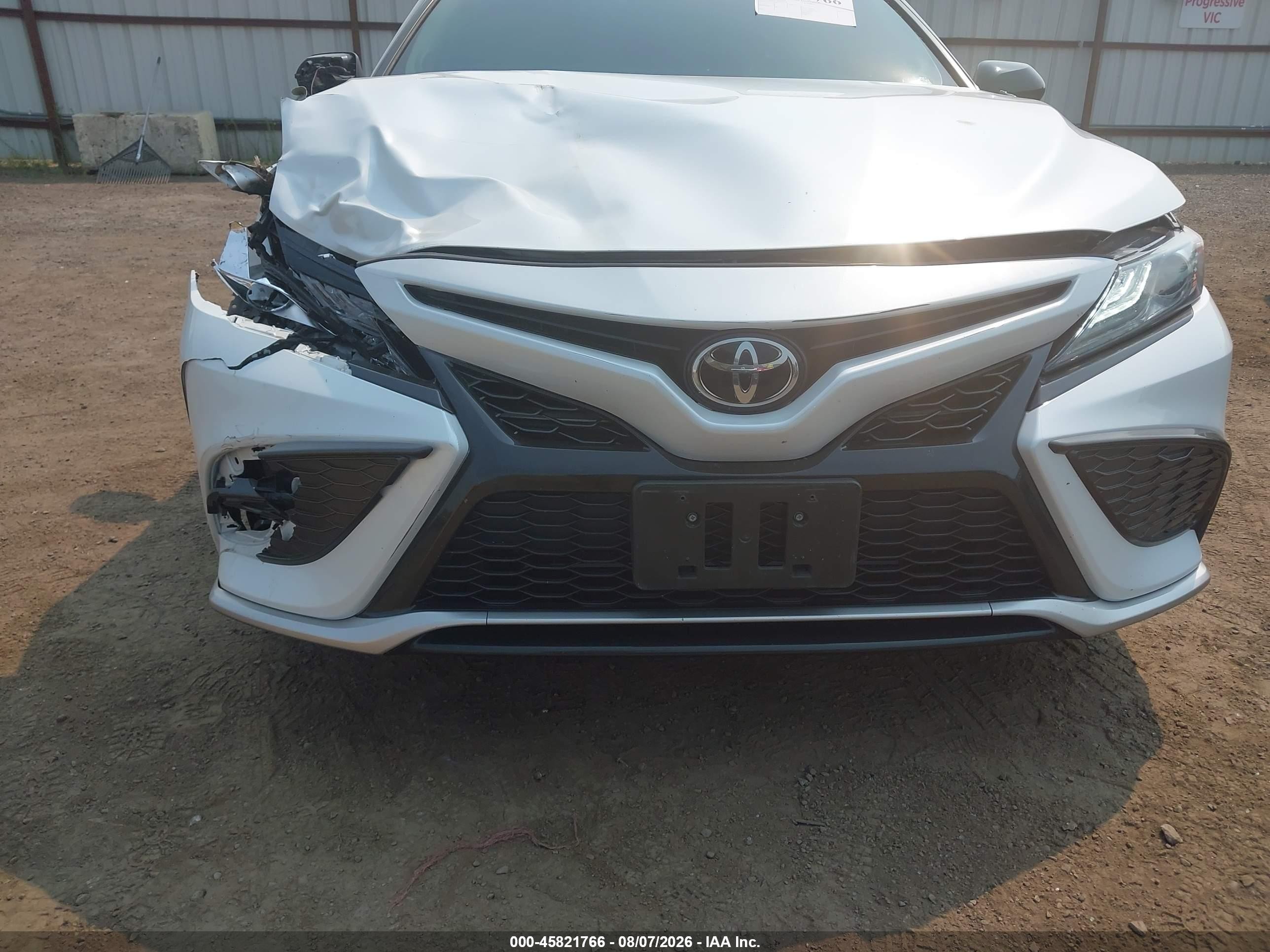 2021 Toyota Camry Xse Awd White vin: 4T1K61BK1MU027178