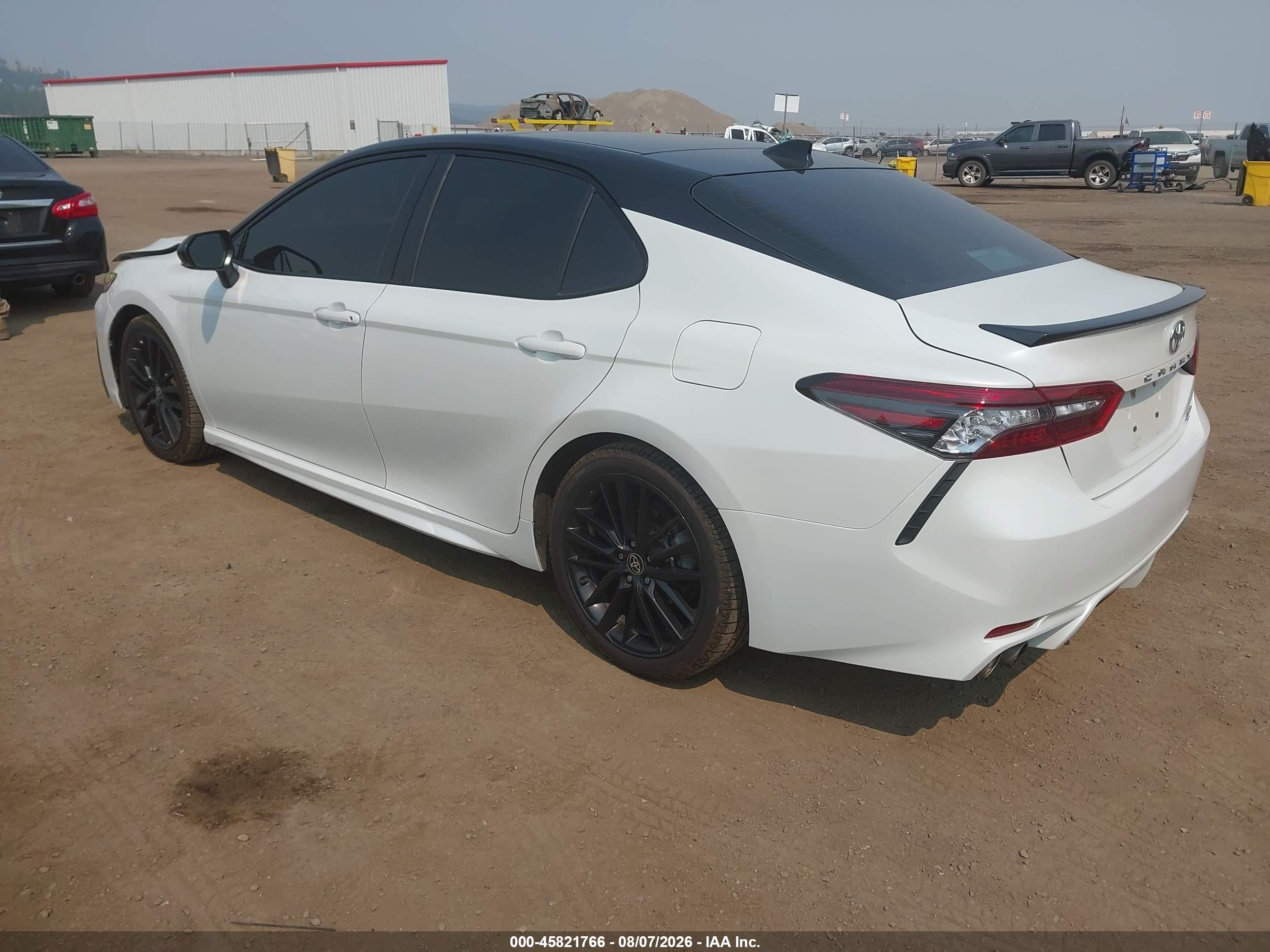 2021 Toyota Camry Xse Awd White vin: 4T1K61BK1MU027178