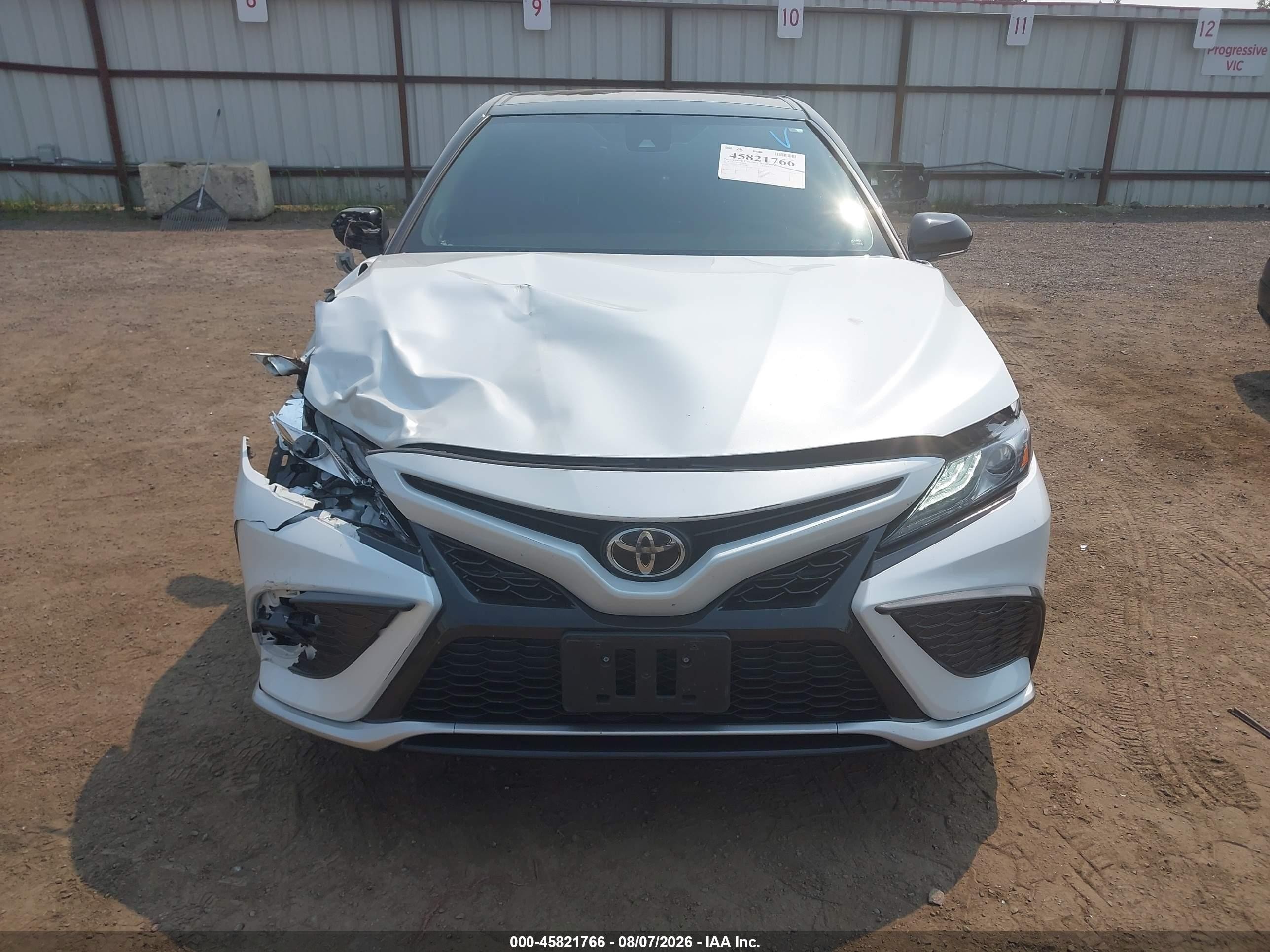 2021 Toyota Camry Xse Awd White vin: 4T1K61BK1MU027178