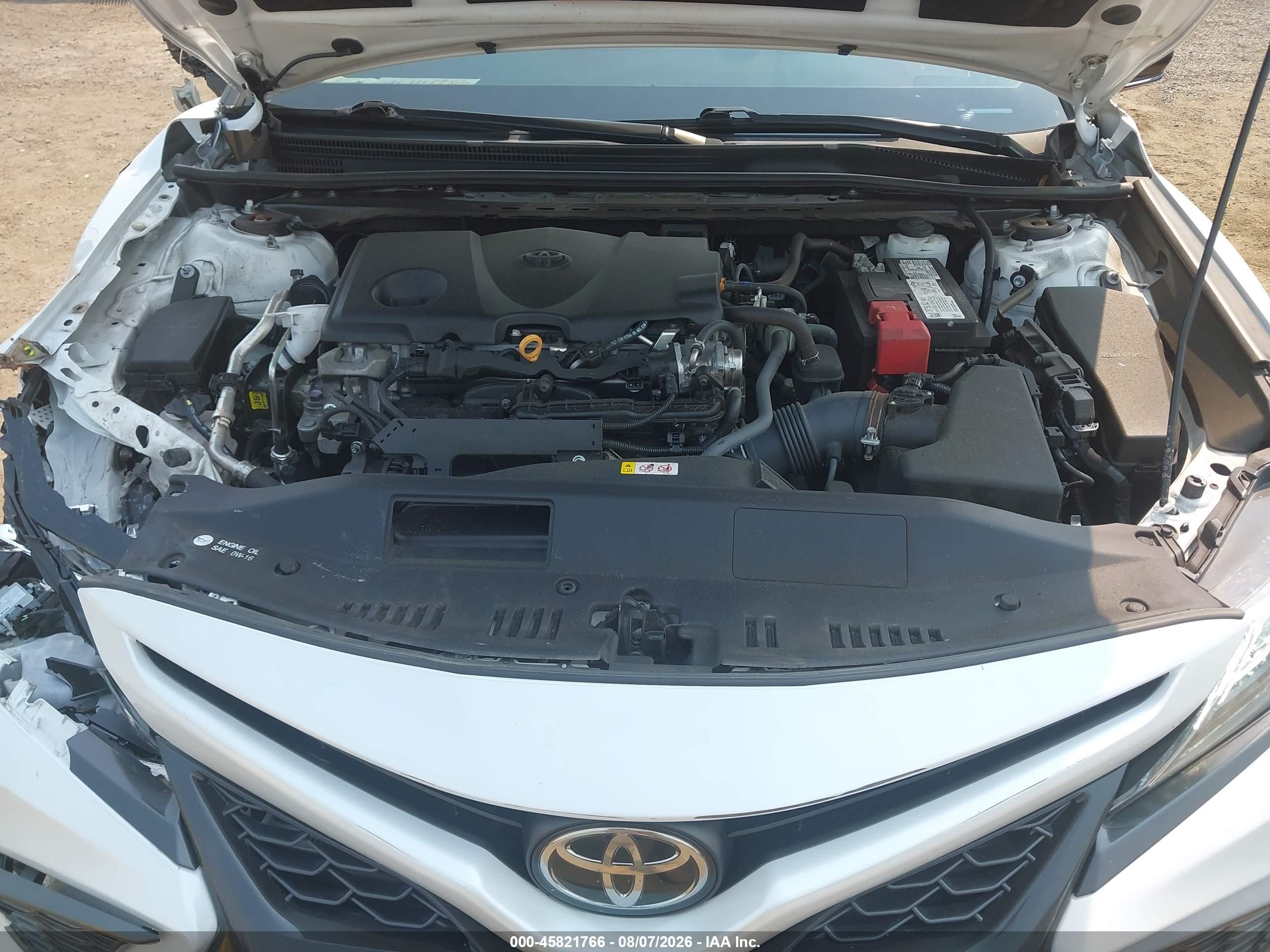 2021 Toyota Camry Xse Awd White vin: 4T1K61BK1MU027178