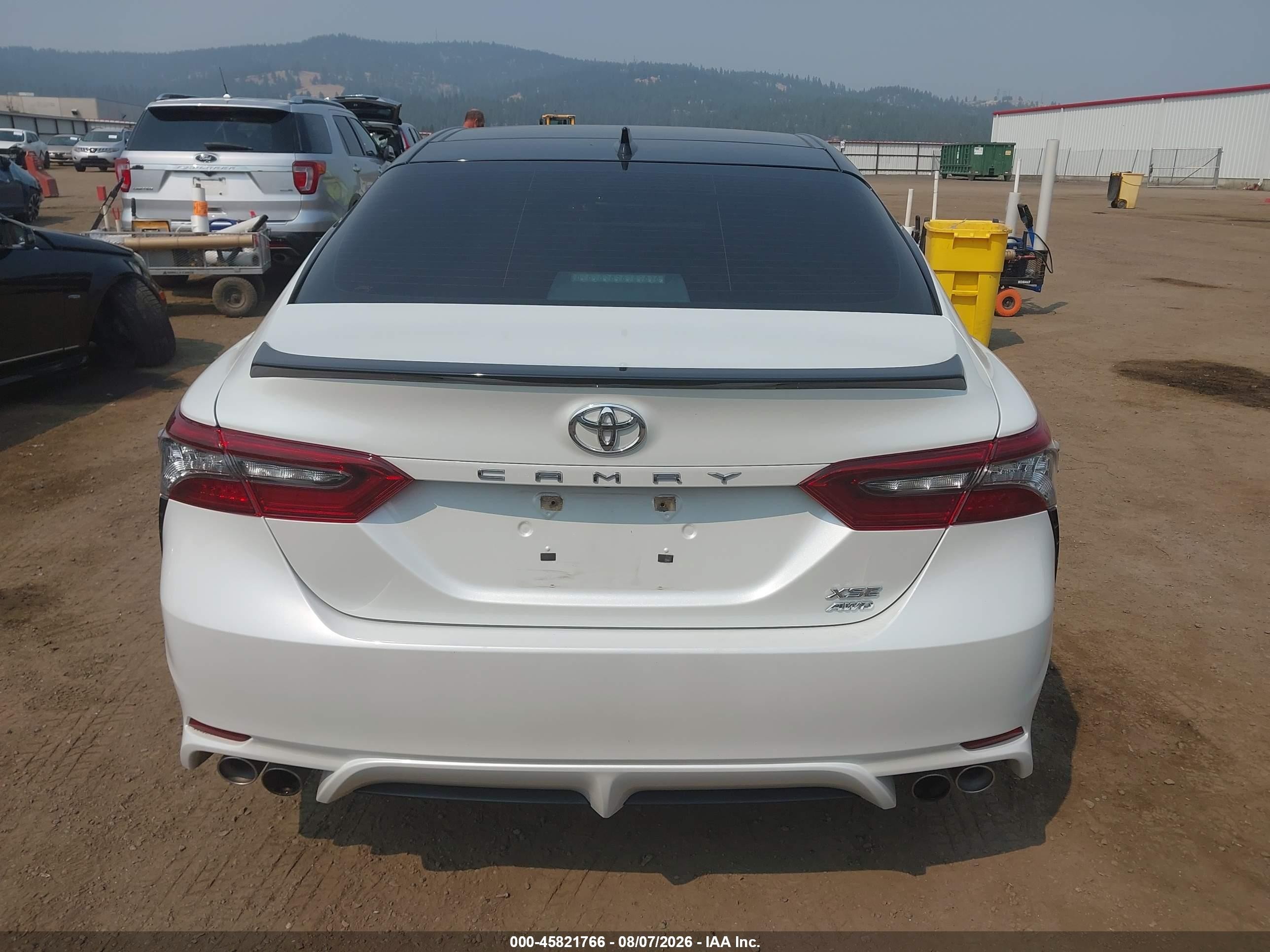 2021 Toyota Camry Xse Awd White vin: 4T1K61BK1MU027178