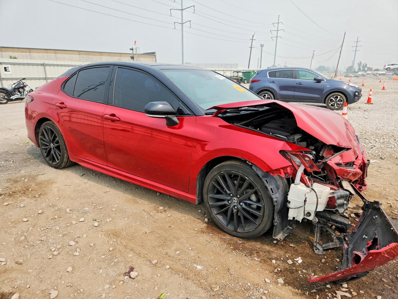 2021 Toyota Camry Xse Red vin: 4T1K61BK8MU042776