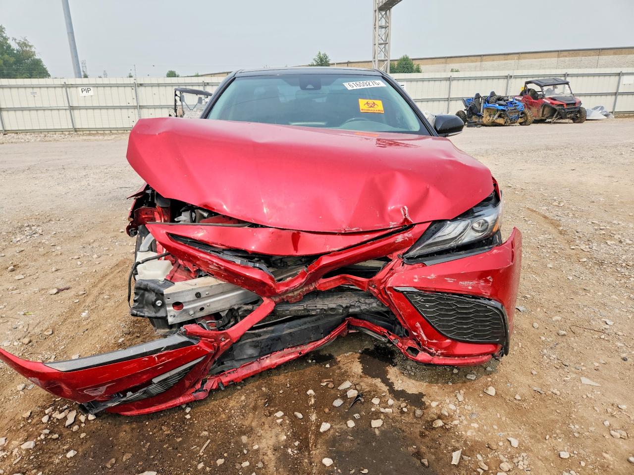 2021 Toyota Camry Xse Red vin: 4T1K61BK8MU042776