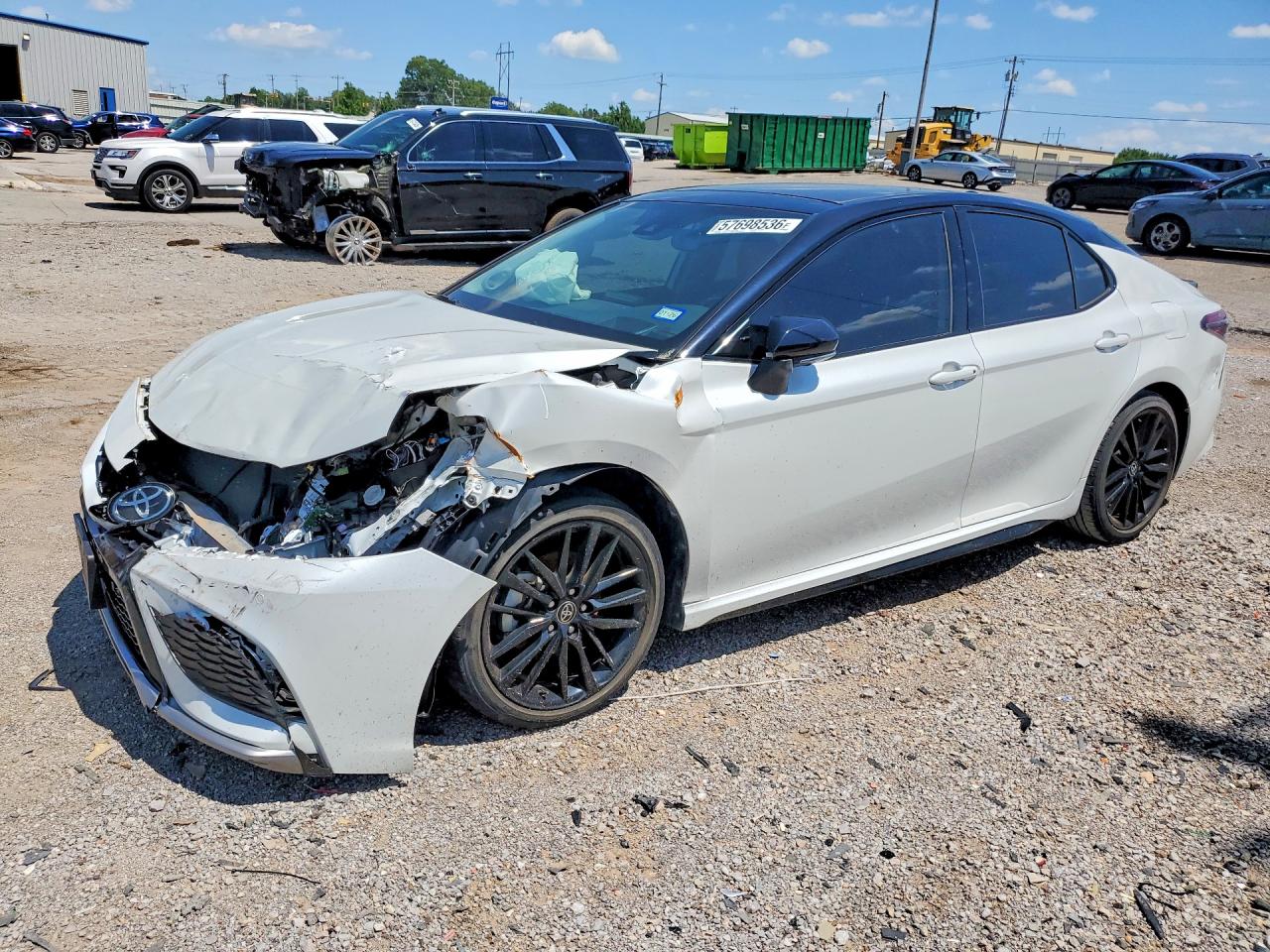 2022 Toyota Camry Xse V6 Белый vin: 4T1KZ1AK1NU064256