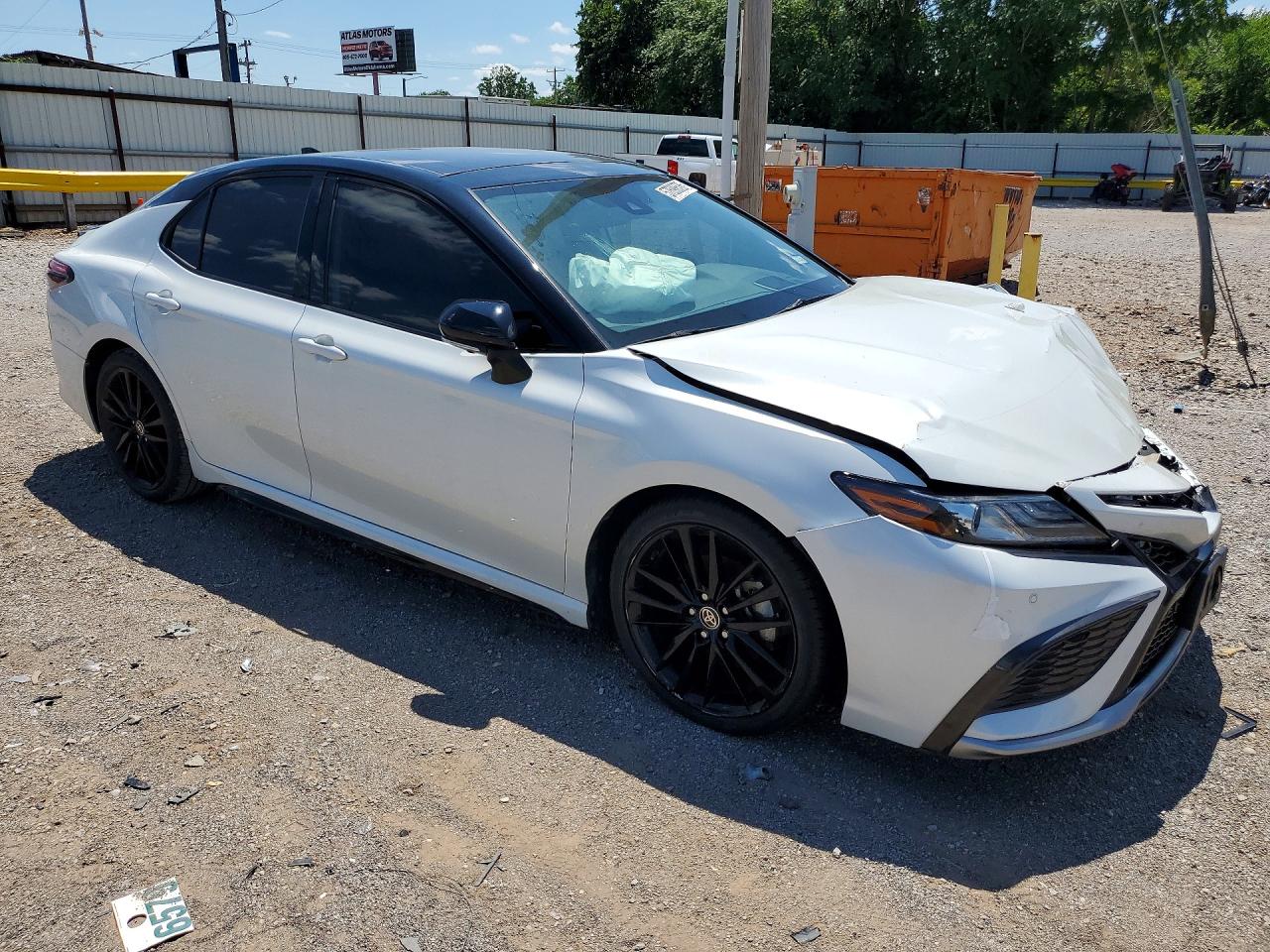2022 Toyota Camry Xse V6 Белый vin: 4T1KZ1AK1NU064256